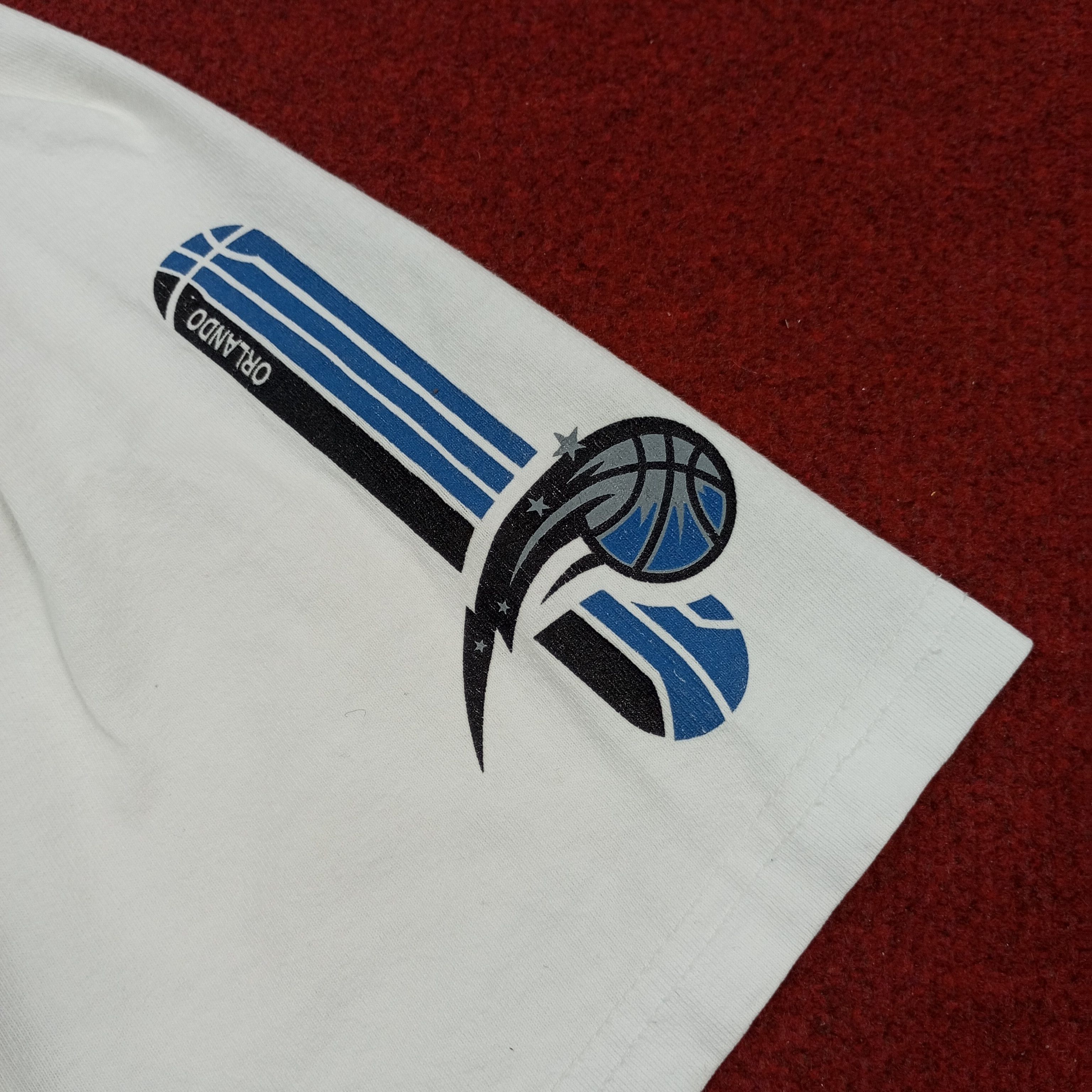 NBA × Nike × Vintage Nike Magic Orlando Basketball Team Center Design Tshirt Size US XXL / EU 58 / 5 - 8 Thumbnail