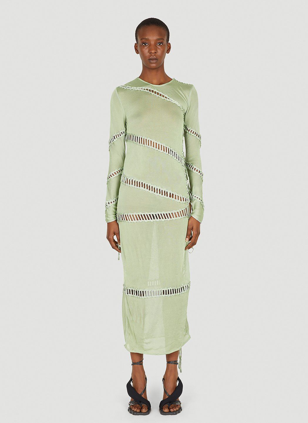 ISA BOULDER Puzzle Long Sleeve Dress Size XS / US 0-2 / IT 36-38 - 1 Thumbnail