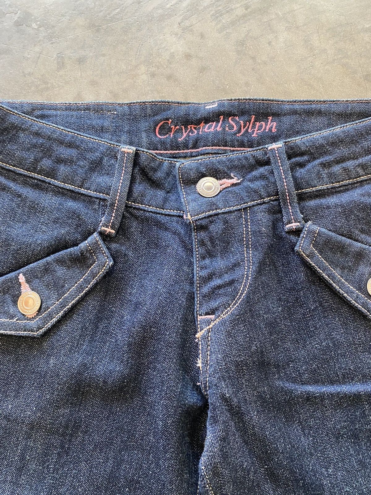 Blue Blue Japan × Hysteric Glamour × Japanese Brand Flare Jeans Crystal Sylph Blue Denim Size 28" / US 6 / IT 42 - 7 Thumbnail