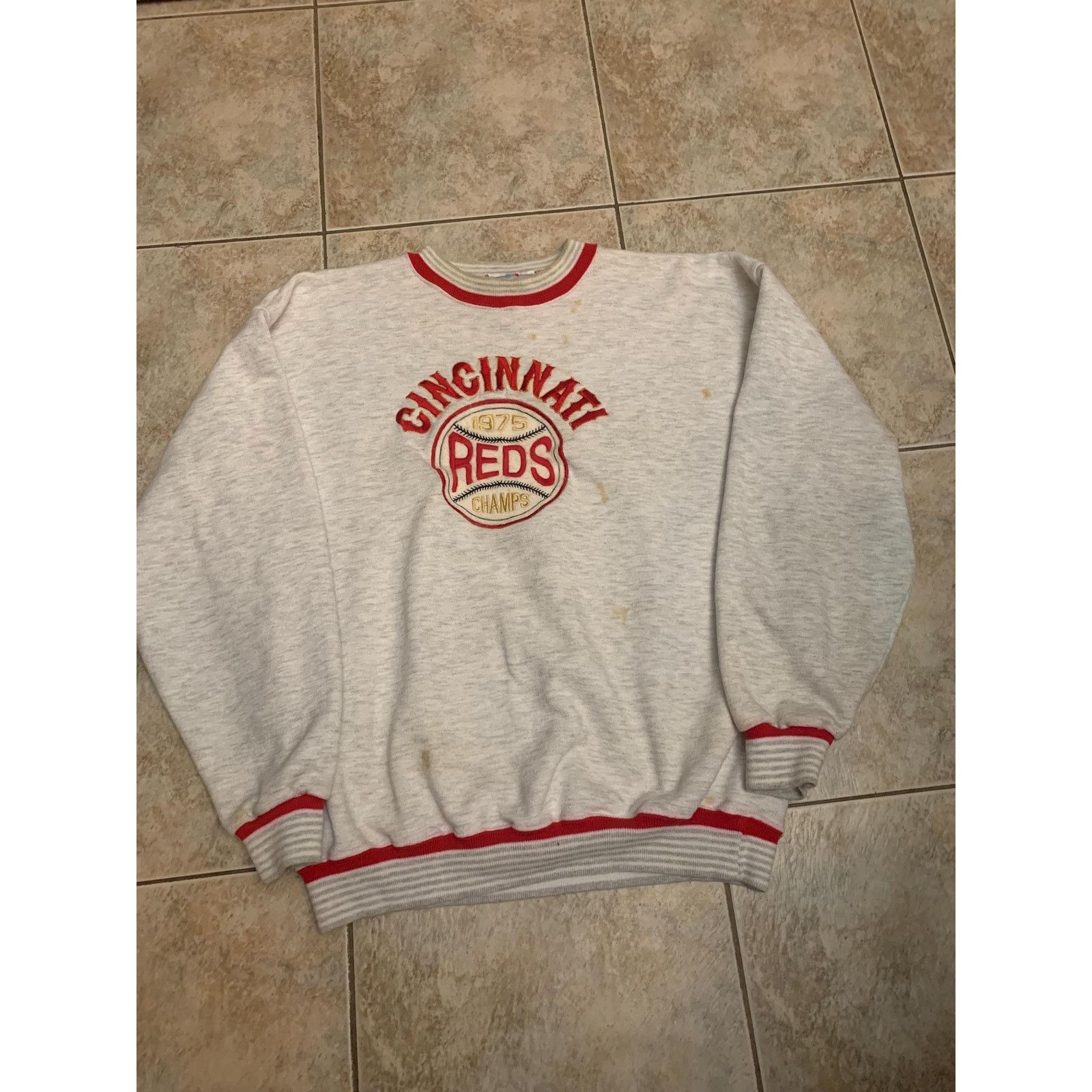Cooperstown Collection Vintage Cincinnati reds Cooperstown Sweatshirt size large Size US L / EU 52-54 / 3 - 1 Thumbnail
