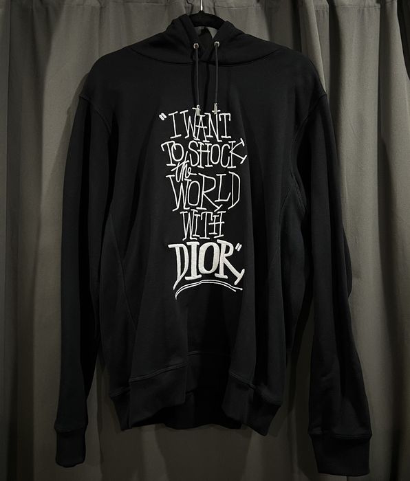 Dior x best sale stussy hoodie