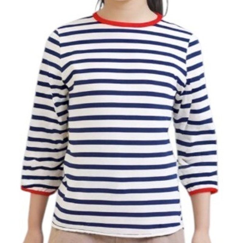 Marni MARNI Striped Top 3/4 Sleeve Made in Italy 42/ XXS / Girl Size XXS / US 00 / IT 34 - 1 Thumbnail