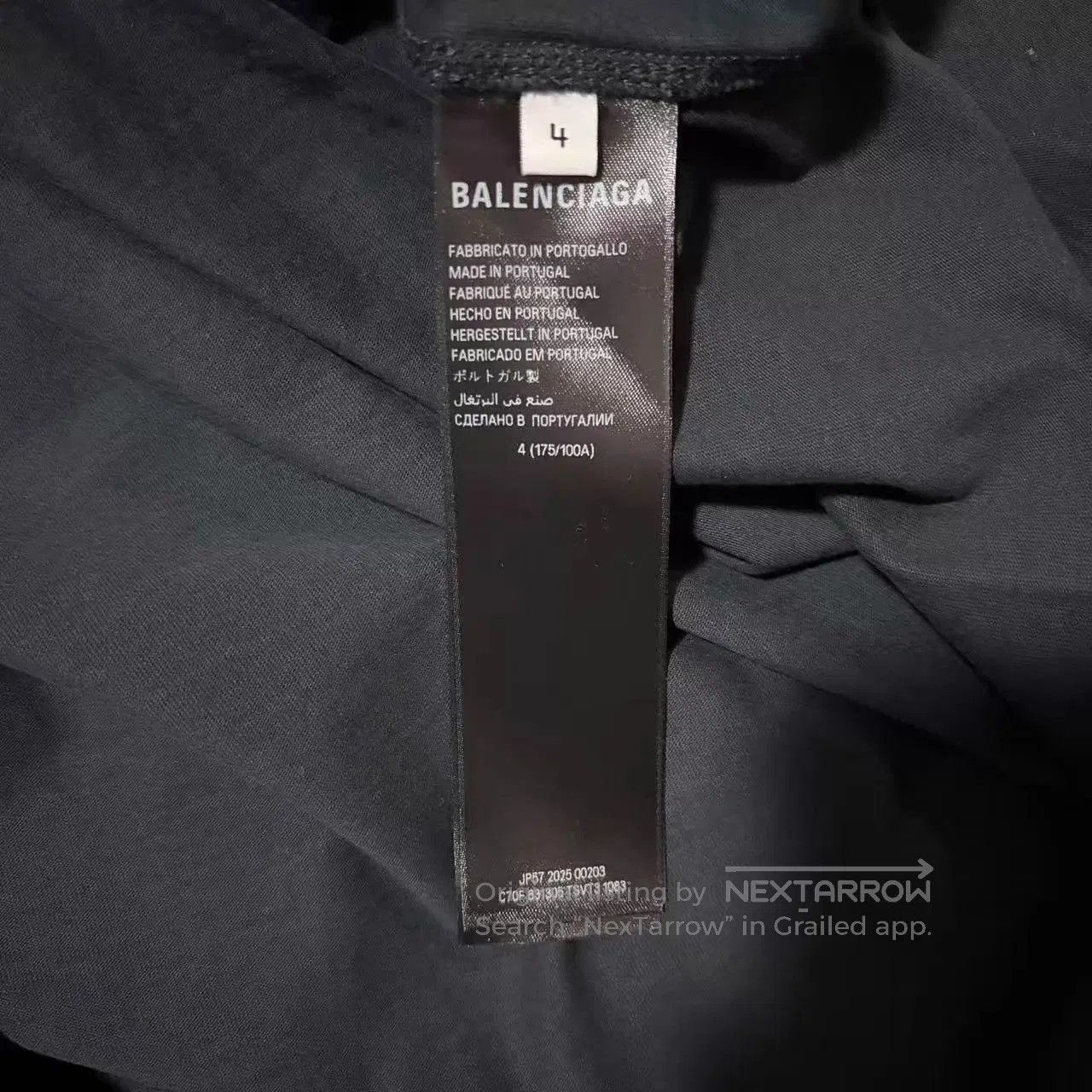 Balenciaga Black Short Sleeve Graphic T-Shirt. Size US XL / EU 56 / 4 - 4 Thumbnail