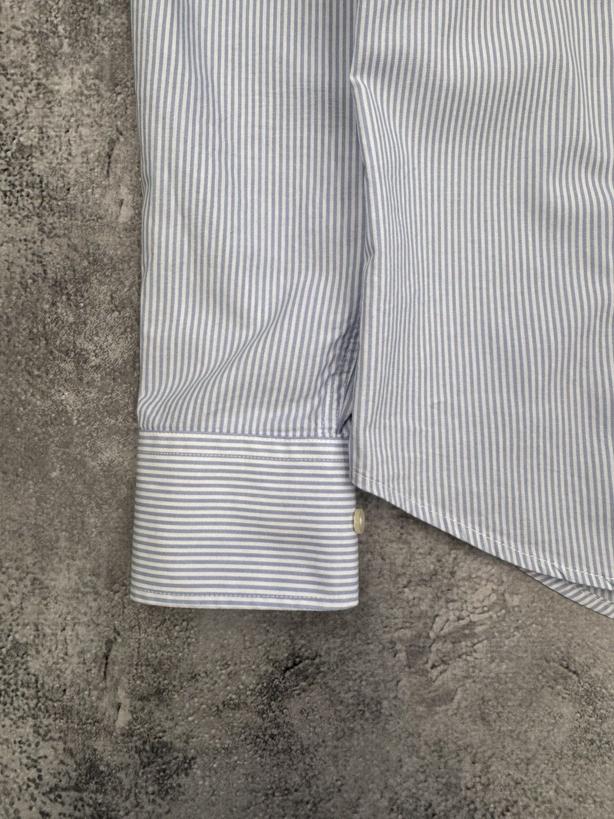 La Martina La Martina Men Striped Shirt Blue/White Size S Size US S / EU 44-46 / 1 - 8 Thumbnail