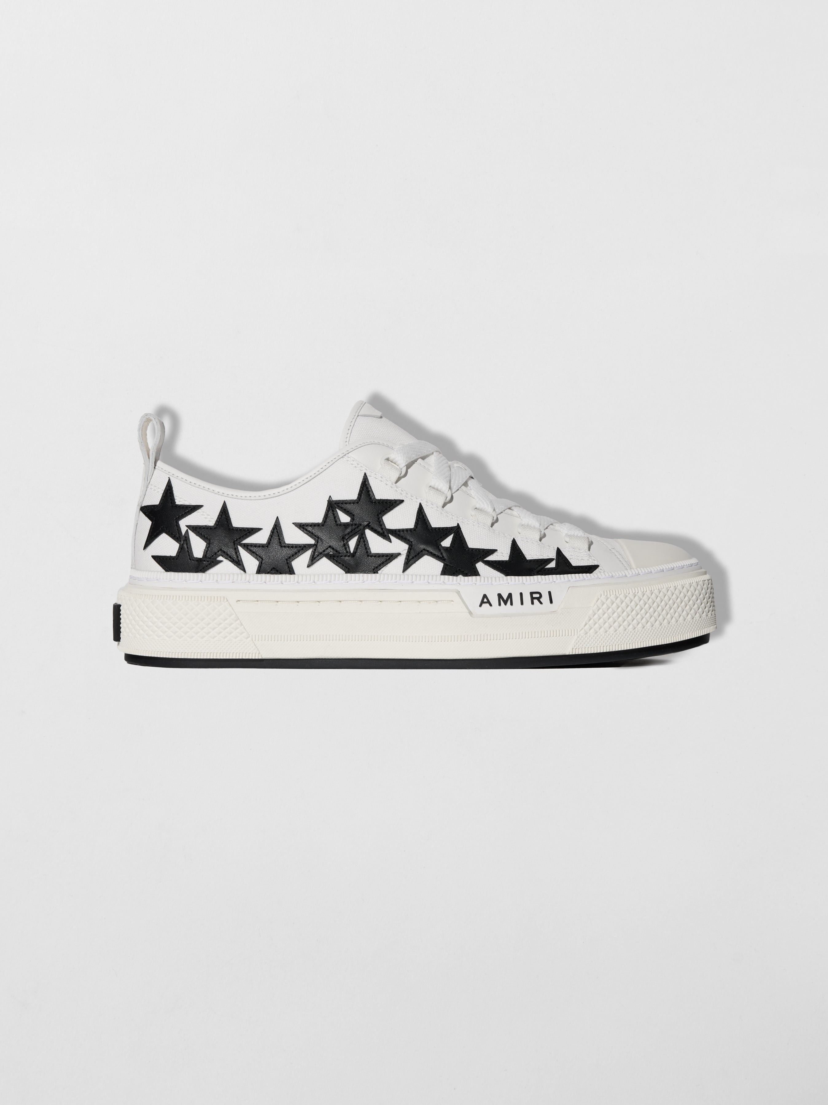 Amiri o1s1wg110925 Dup / Stars Court Low-Top Sneakers White/Black Size US 12 / EU 45 - 1 Thumbnail