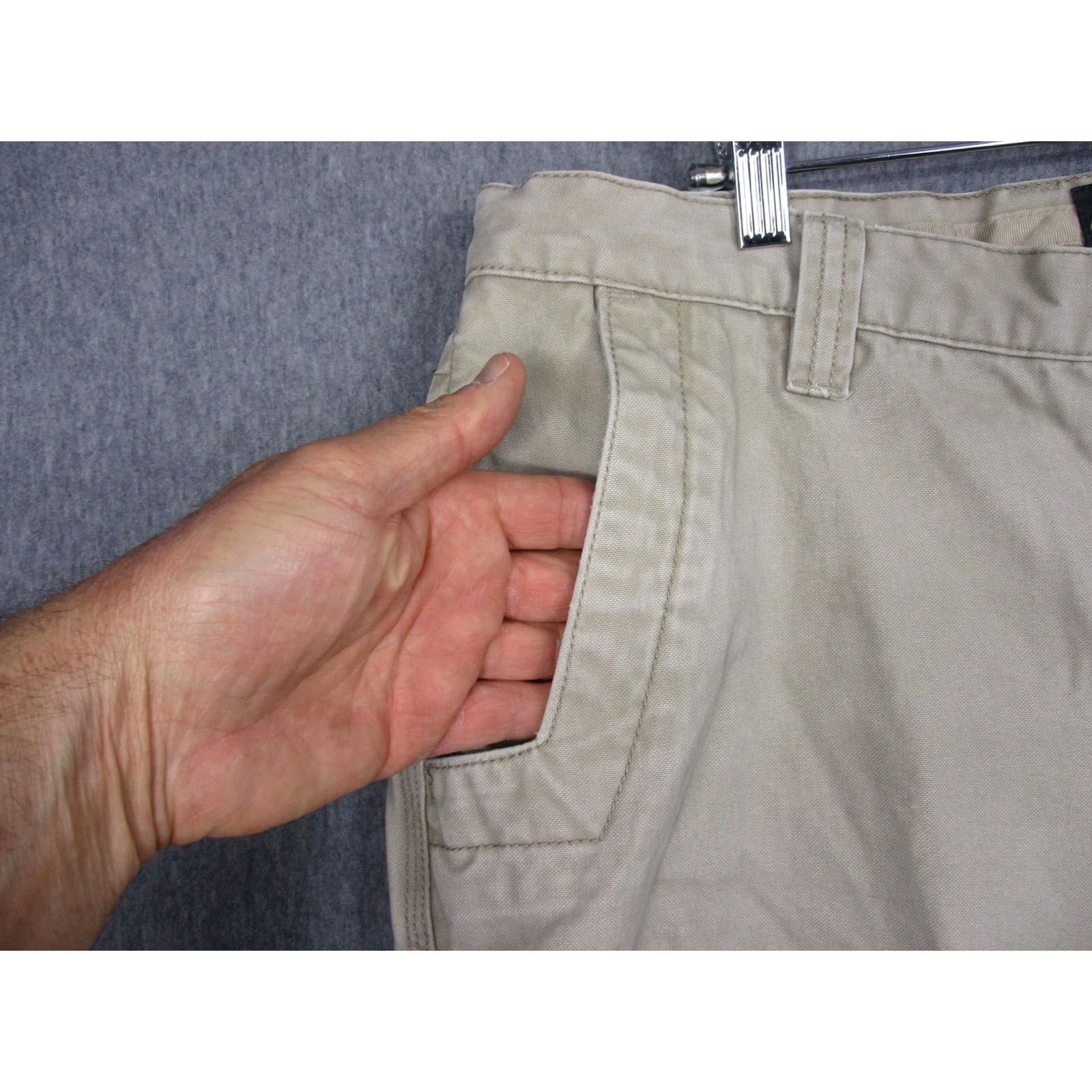 Mountain Khakis Mountain Khakis Original Mountain Pant Canvas Khaki 36x30 Mens Beige Pants Regular Straight Leg Workwear Casual Mens Size US 36 / EU 52 - 4 Thumbnail