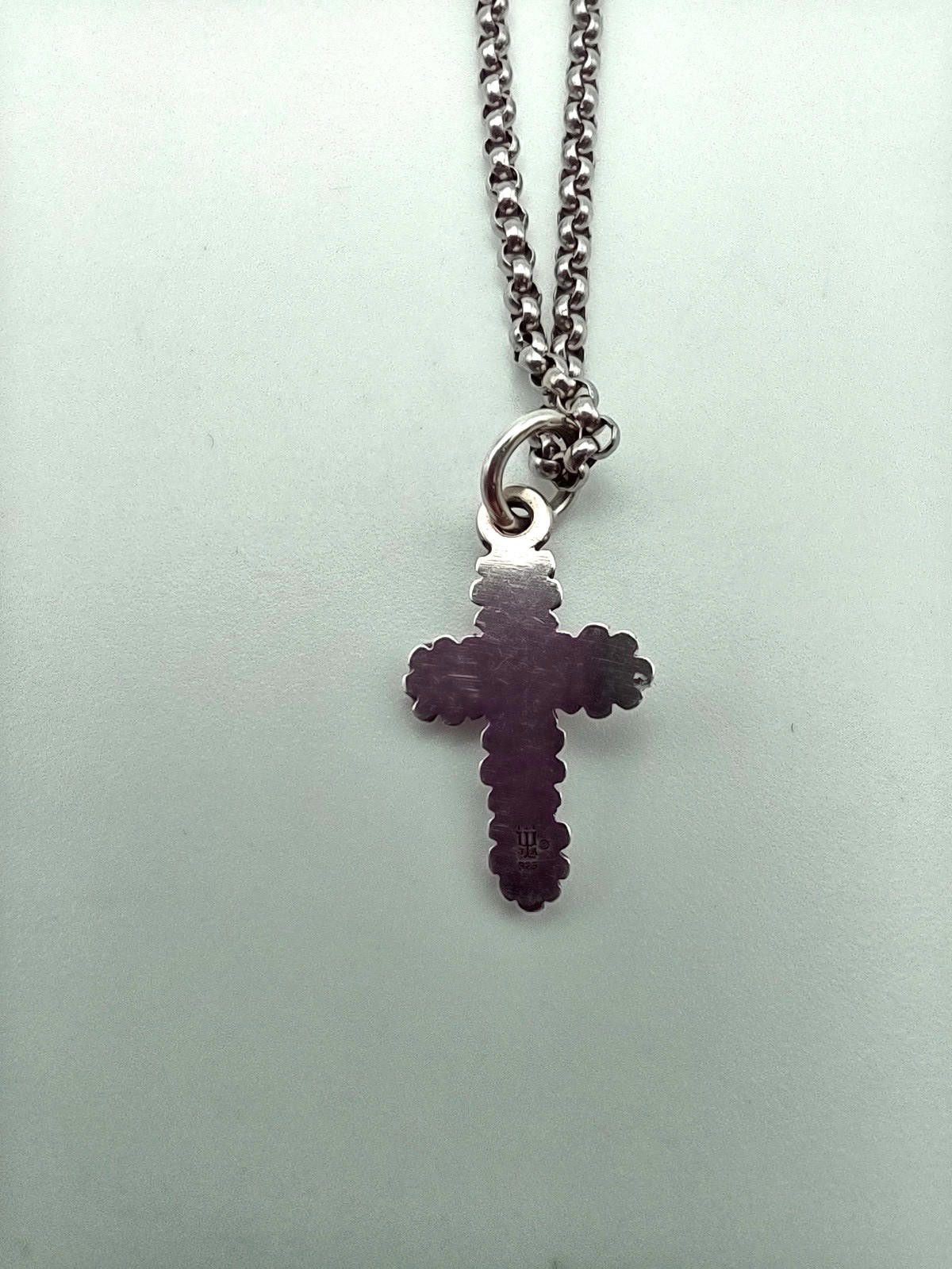 Other James Avery Sterling Blossom Cross Pendant 16" Chain Size ONE SIZE - 3 Thumbnail