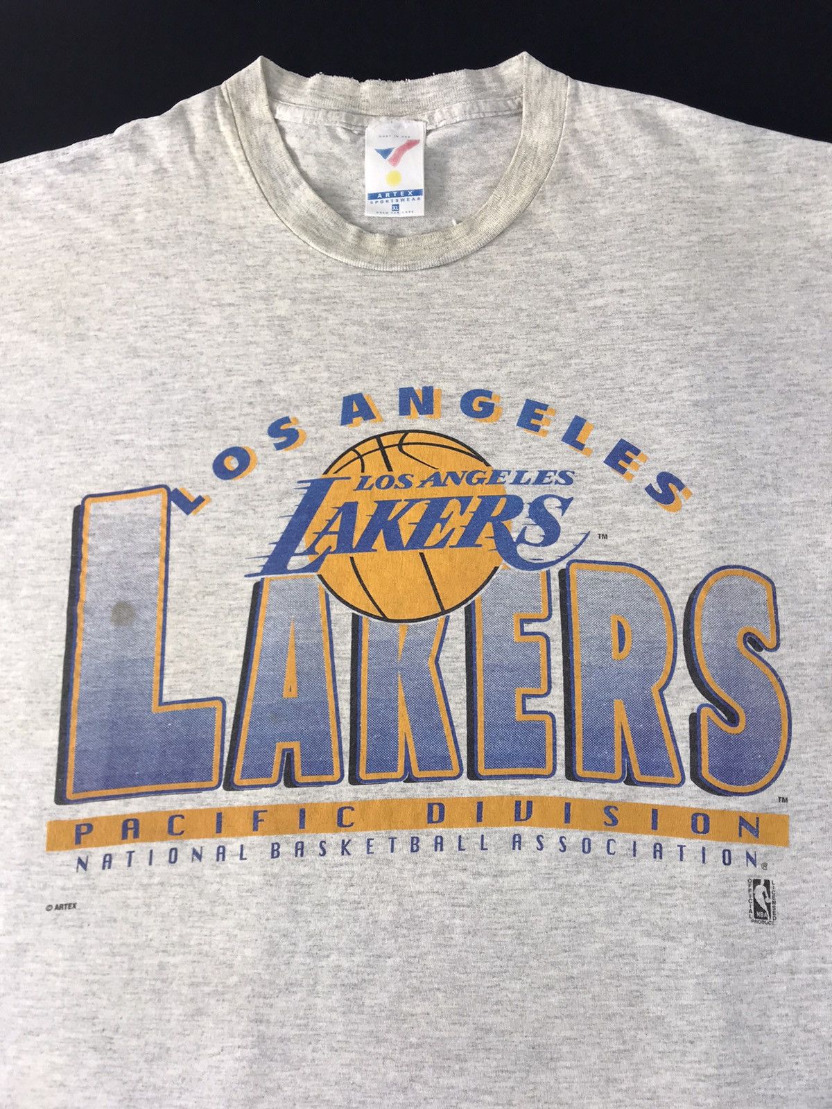 NBA 80s 90s NBA Los Angeles Lakers USA Tee Size US XL / EU 56 / 4 - 4 Thumbnail