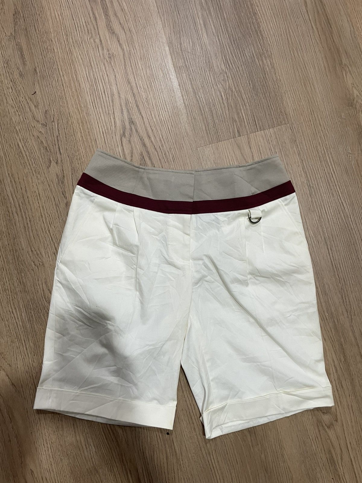 Celine Celine White Cream Shorts Size 28" / US 6 / IT 42 - 2 Thumbnail