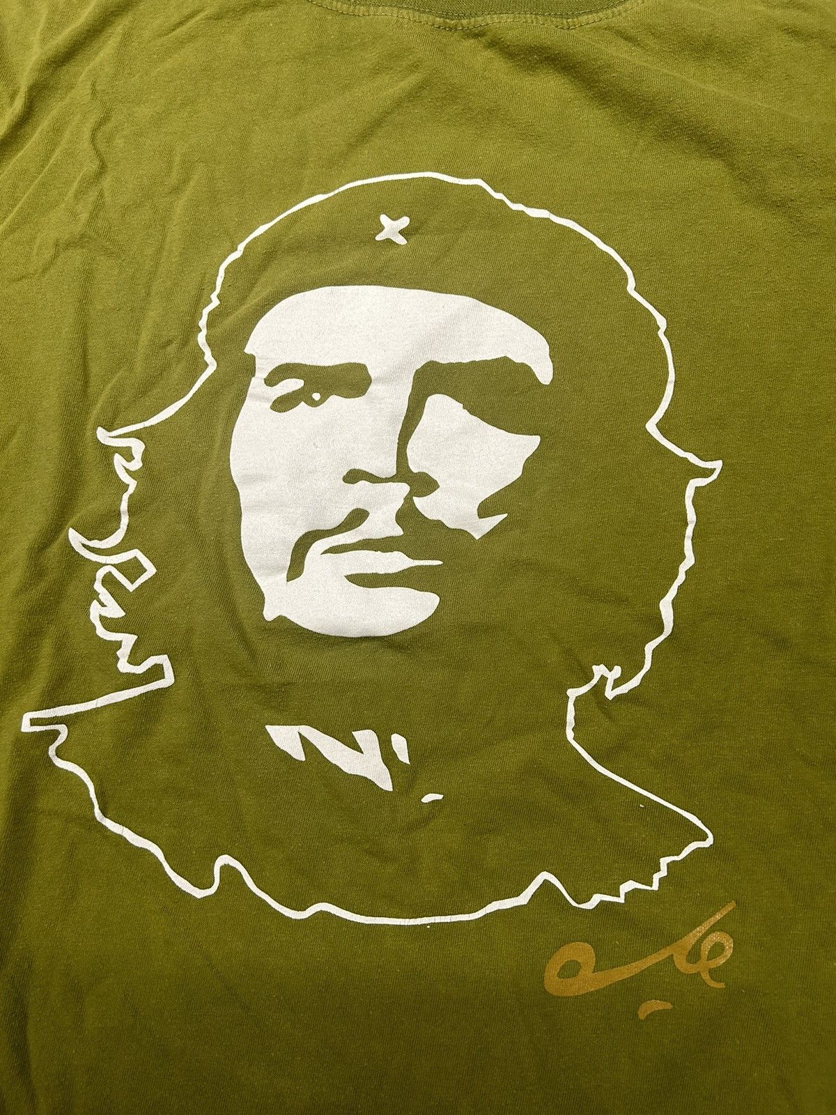 Vintage Crazy Vintage Y2k Essential Che Gueverra Green Tee Shirt Size US XL / EU 56 / 4 - 2 Thumbnail