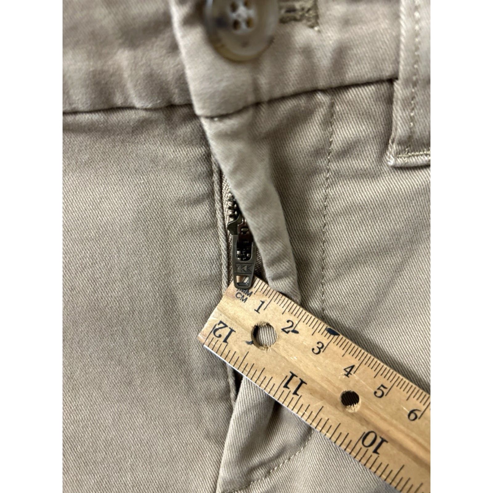 J.Crew VINTAGE? No — J. Crew Pants Womens 00 28x27 Tan Khaki High Rise Girlfriend Chino YKK Size 24" / US 00 / IT 34 - 5 Thumbnail