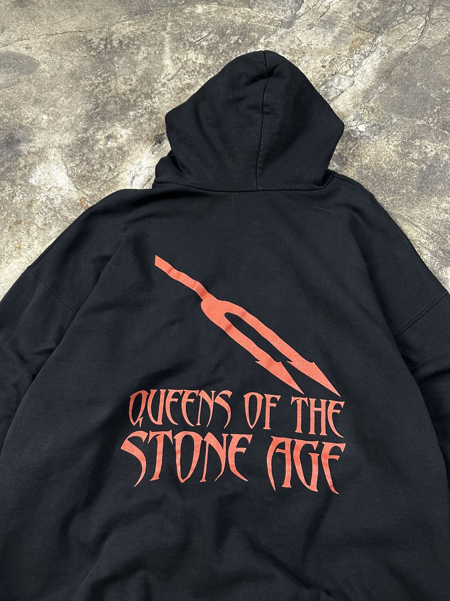 Band Tees Rare 90s Queens Of The Stone Age Songs For The Deaf Hoodie Size US L / EU 52-54 / 3 - 3 Thumbnail