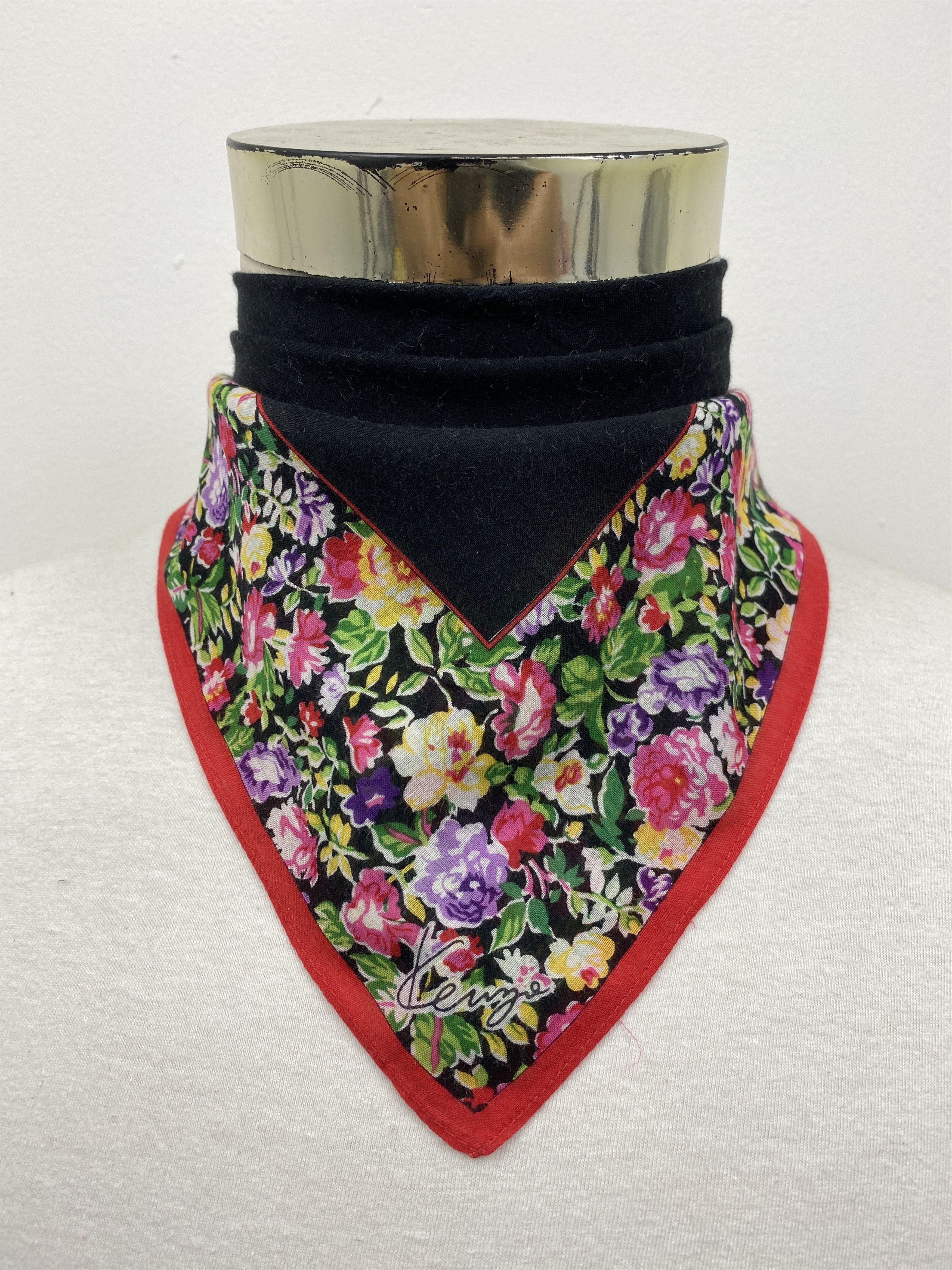 Kenzo × Vintage Kenzo Handkerchief / Bandana / Neckerchief HKC0270 Size ONE SIZE - 2 Thumbnail