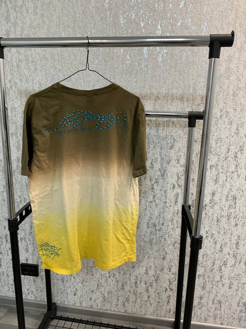 Christian Audigier × Ed Hardy × Fashion Victim RARE Vintage Y2K Ed Hardy by Christian Audigier Tee Size US L / EU 52-54 / 3 - 4 Thumbnail