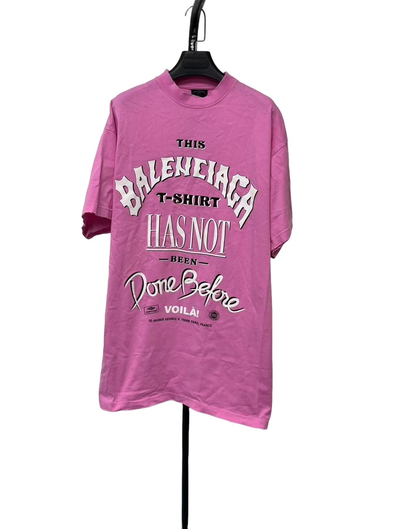 Balenciaga Balenciaga Graphic Print Distressed T-Shirt 1 Size S / US 4 / IT 40 - 1 Thumbnail