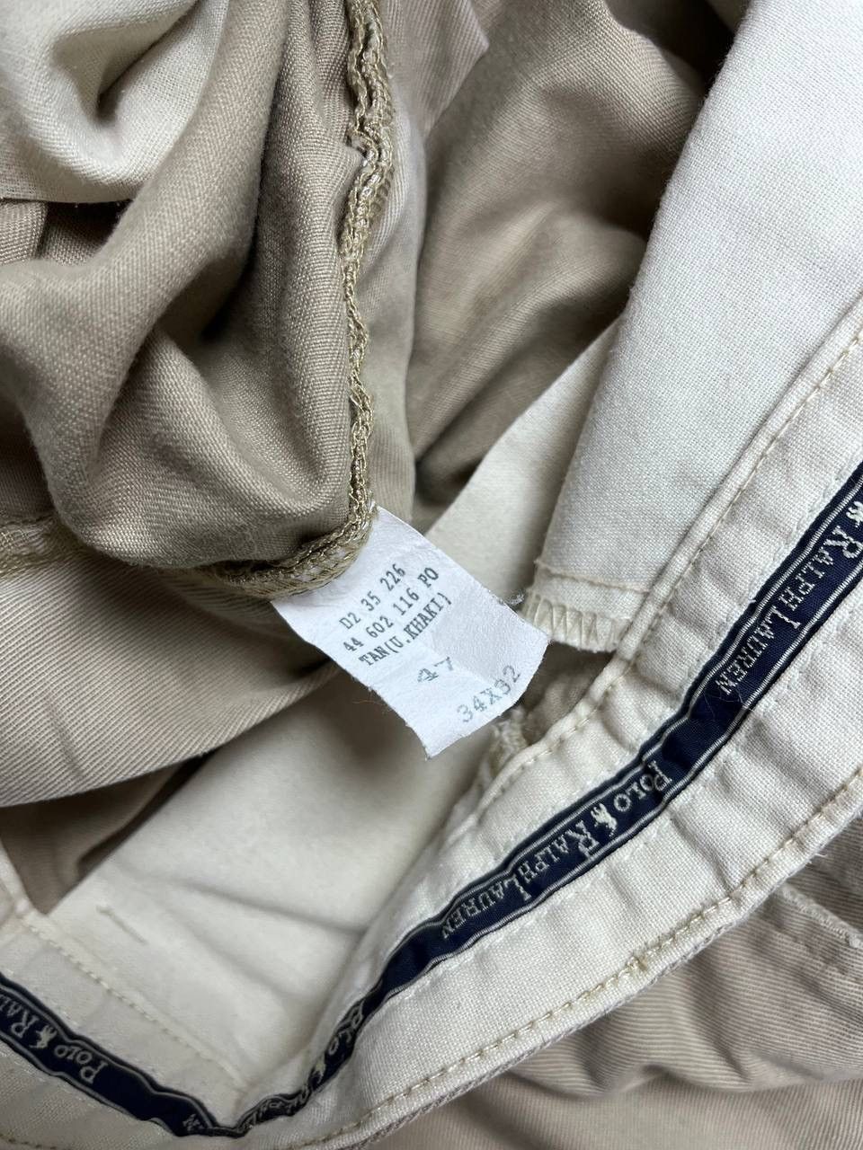 Polo Ralph Lauren × Vintage Vintage Polo Ralph Lauren Baggy Chino Pants 34x32 Size US 34 / EU 50 - 6 Thumbnail