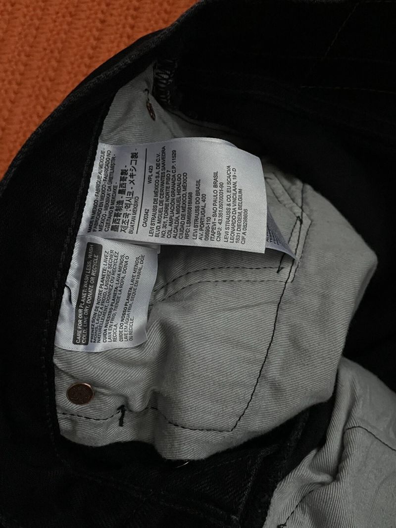 Our Legacy Stussy x Denim Tears x Our Legacy Levis 501 Jean Black Size US 32 / EU 48 - 5 Thumbnail