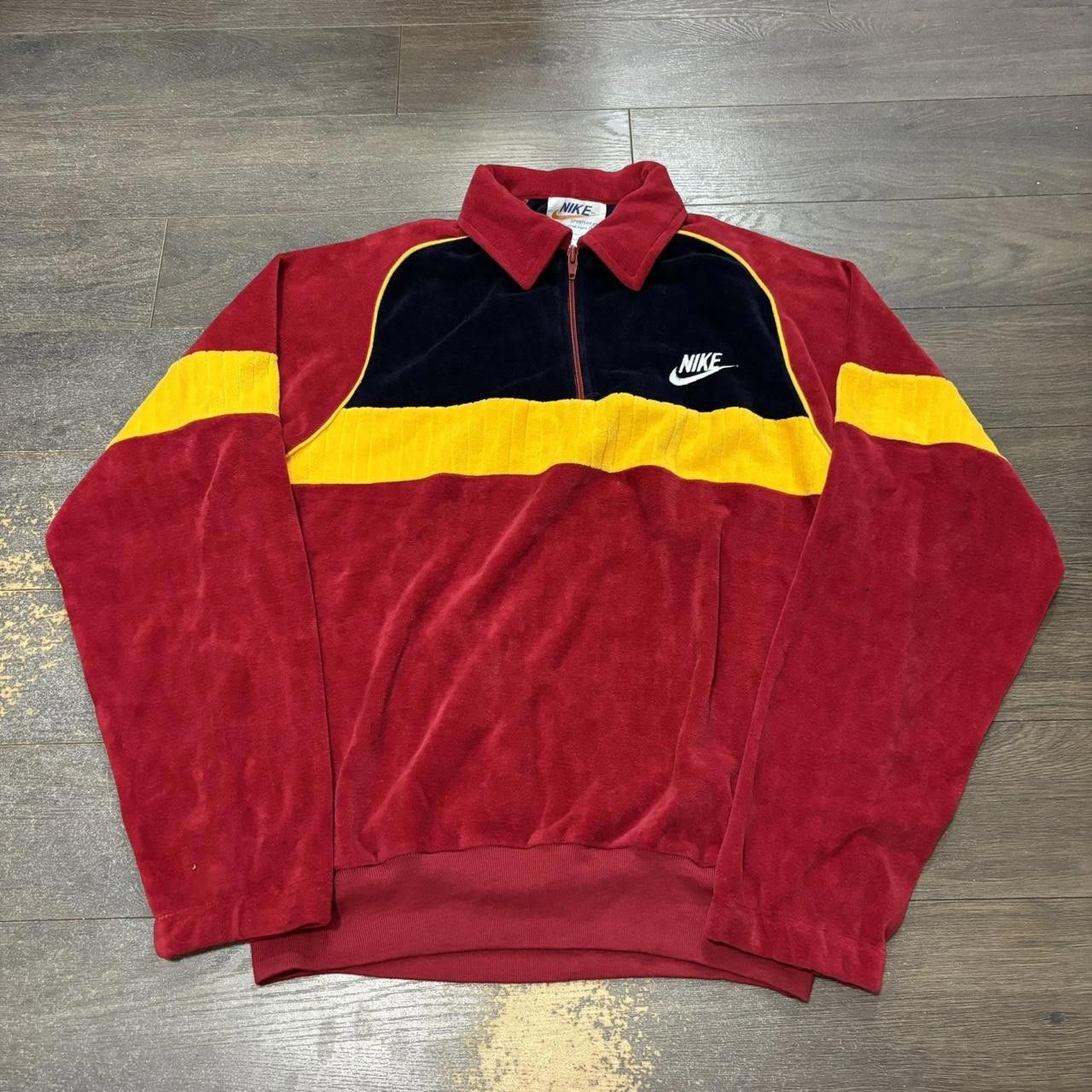 Nike vintage nike sportswear quarter zip collared sweatshirt 70s Size US M / EU 48-50 / 2 - 2 Thumbnail