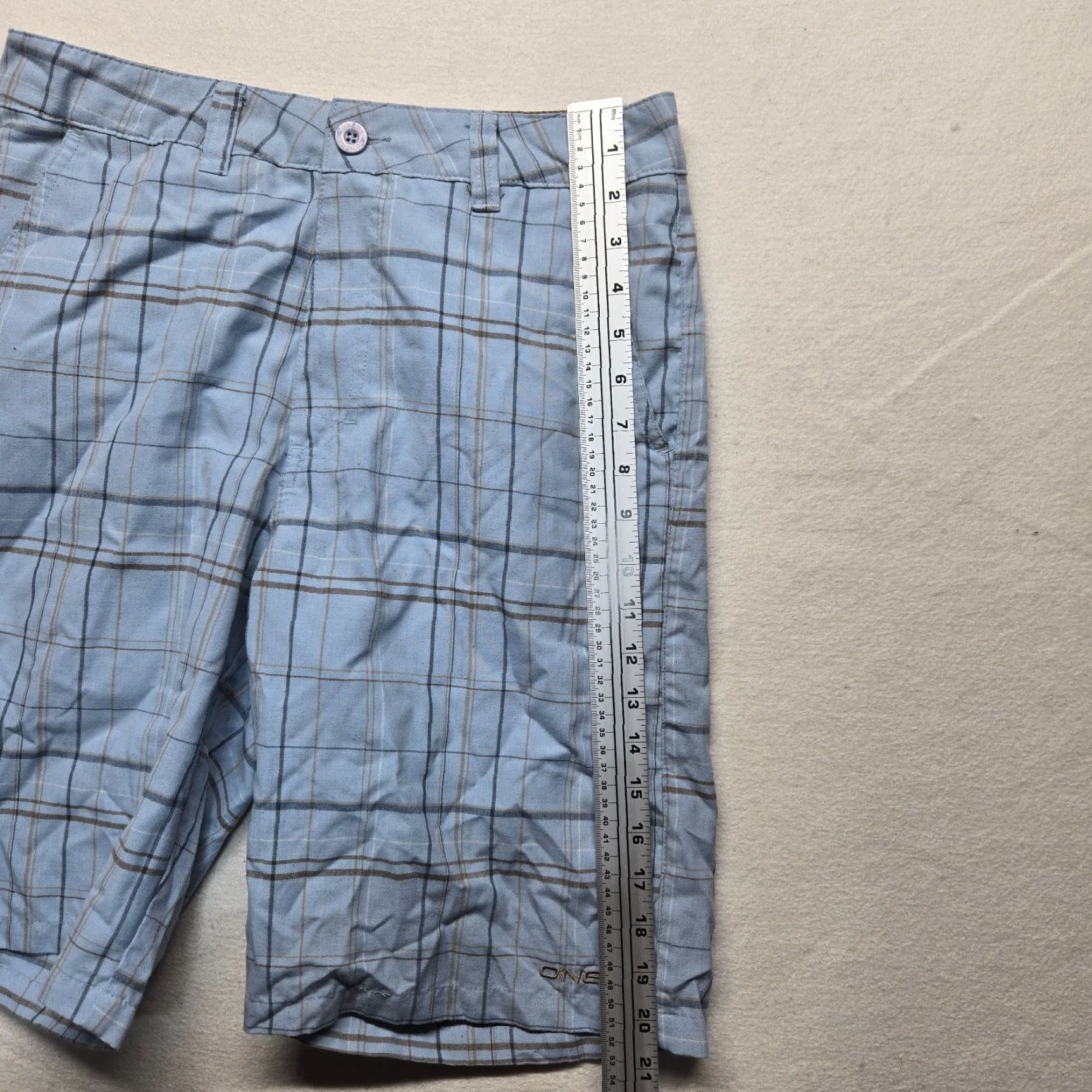 O'Neill O'Neill Blue Plaid Patterned Shorts Casual Beach Adult Men's 29 Blue Plaid Shorts Summer Beach Mens 29 California? Size US 29 - 4 Thumbnail