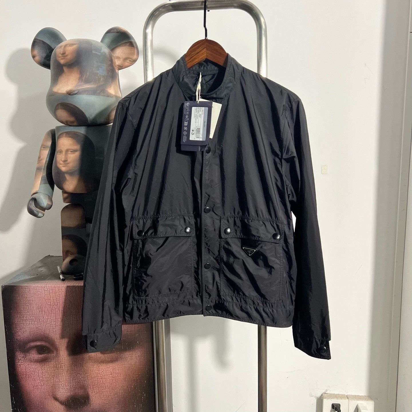 Prada Prada Black Light Jacket s Men Size US S / EU 44-46 / 1 - 1 Thumbnail