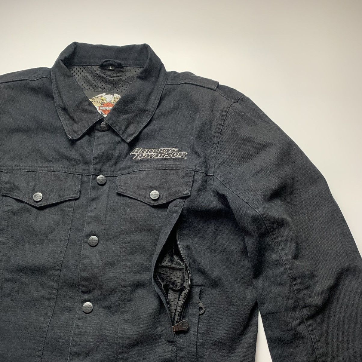 Other Vintage Harley Davidson Denim Jacket Big Logo Size US L / EU 52-54 / 3 - 5 Thumbnail