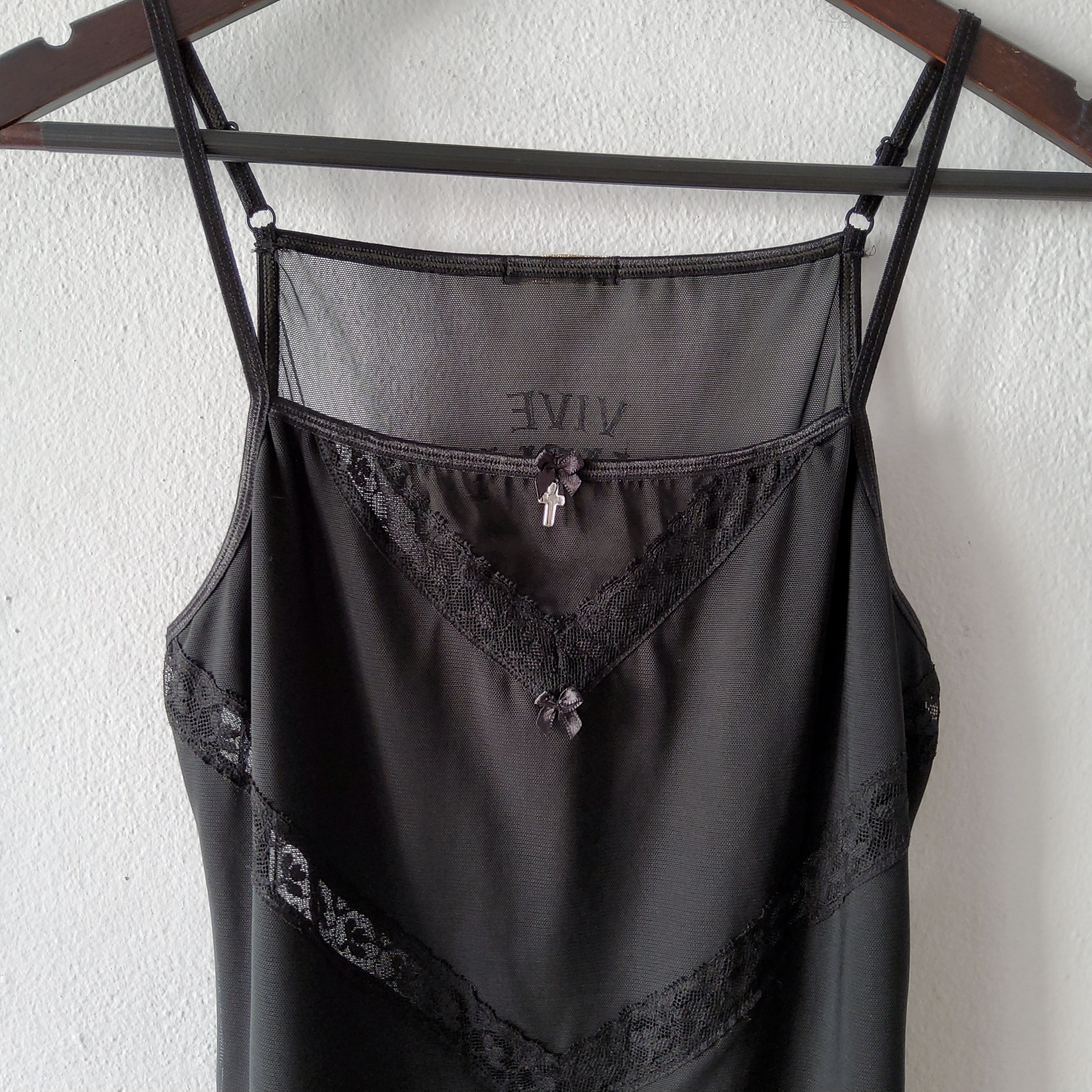 Other Vive Maria vintage y2k coquette goth slip midi dress Size M / US 6-8 / IT 42-44 - 3 Thumbnail
