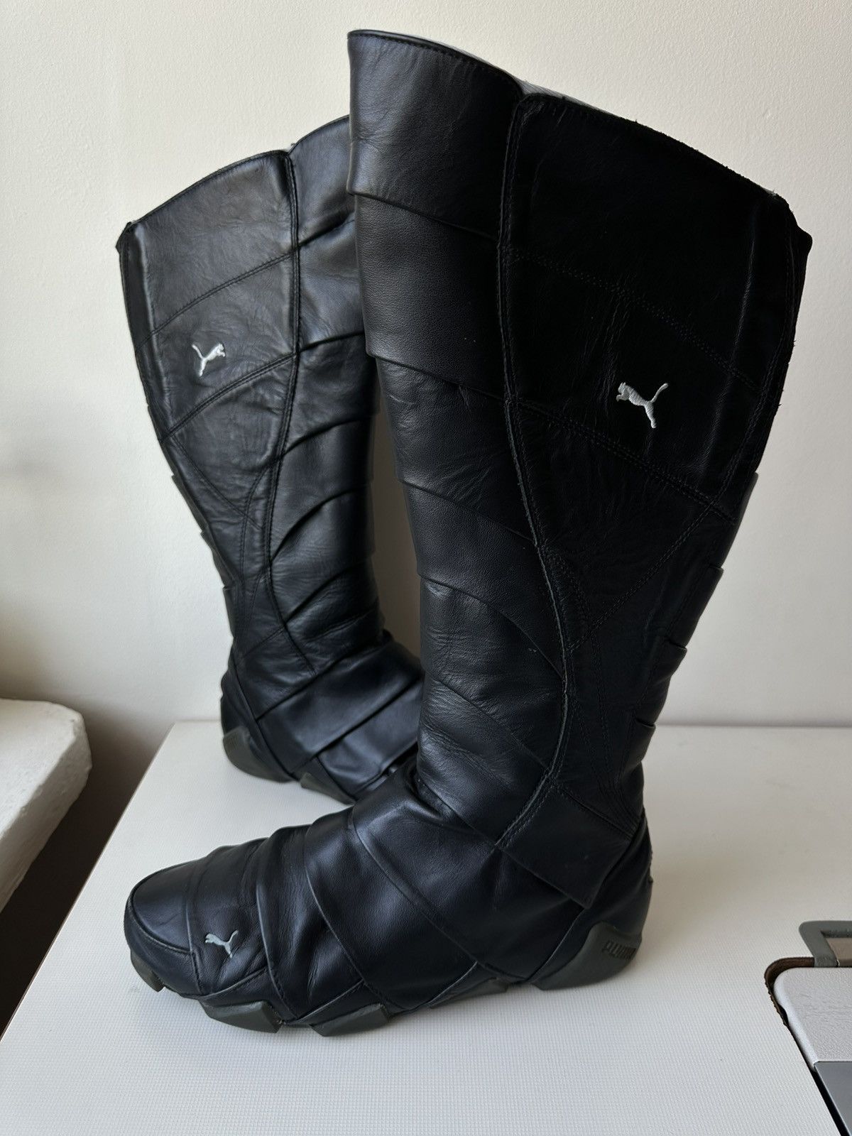 Puma Puma Satori Alto (2006) black leather boots Size US 8 / EU 41 - 2 Thumbnail