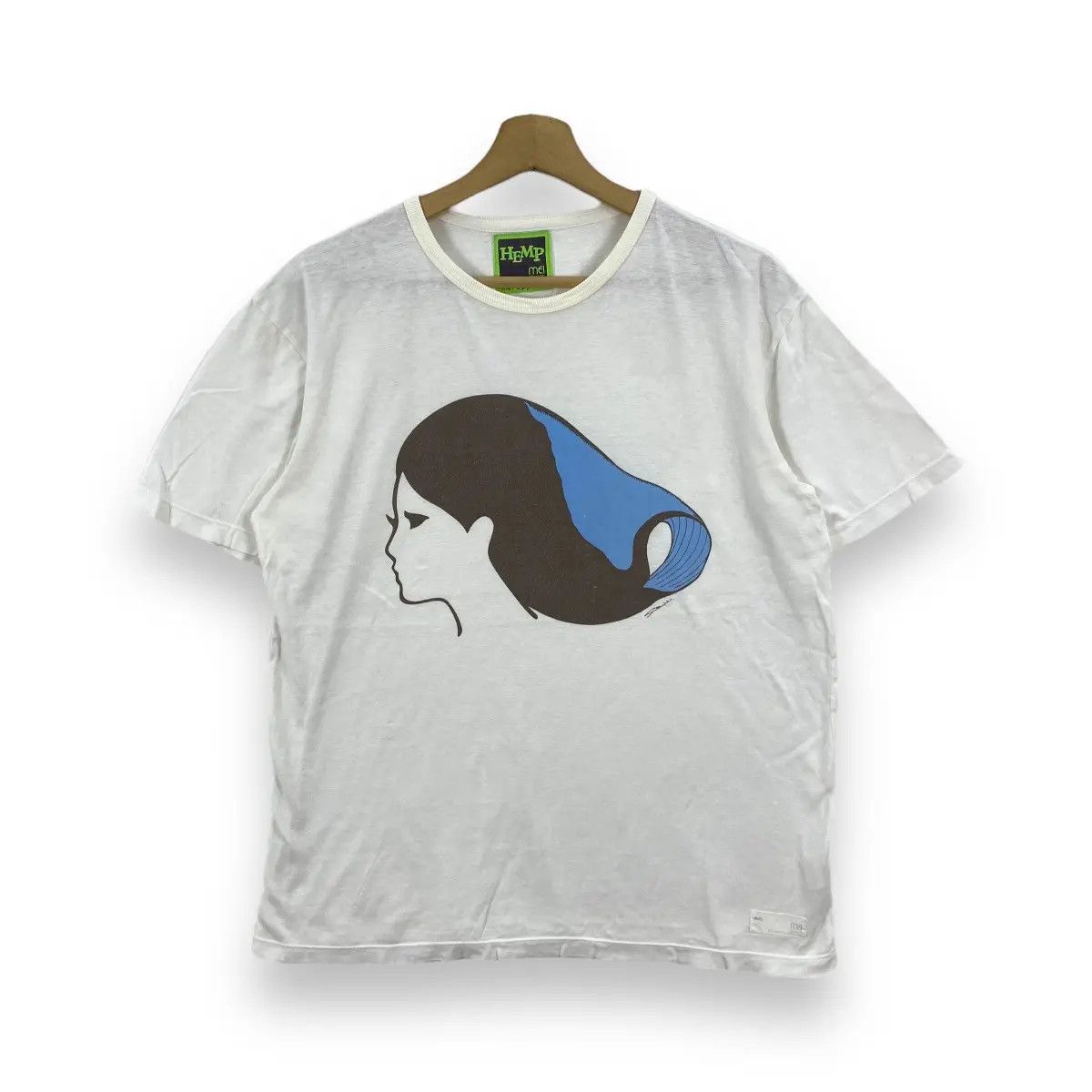 Mountain Equipment Company MOUNTAIN EQUIPMENT HEMP Woman Abstract Art Tee Shirt Size US M / EU 48-50 / 2 - 1 Thumbnail
