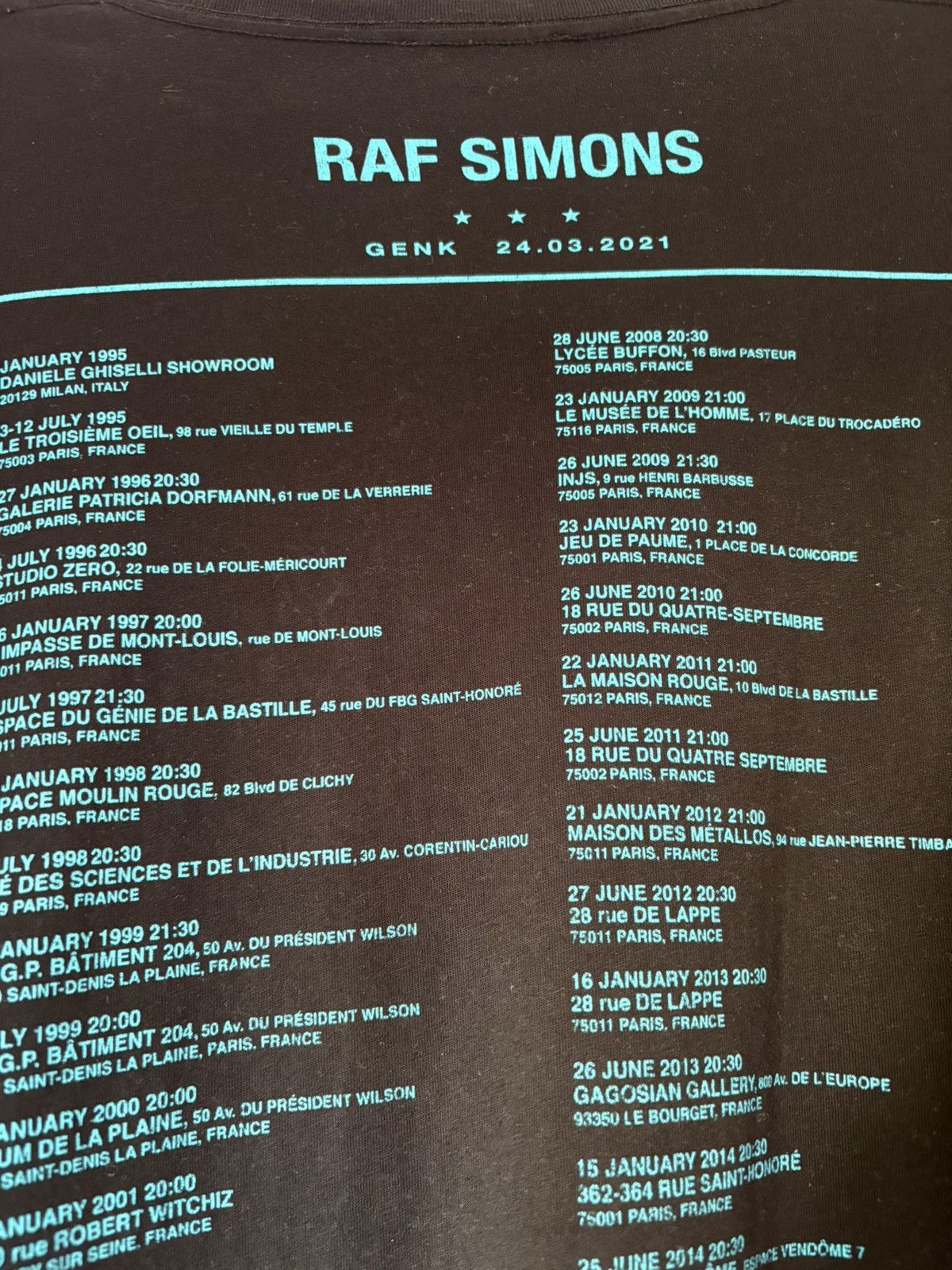 Raf Simons Raf Simons „Ataraxia“ T-Shirt Size US M / EU 48-50 / 2 - 4 Thumbnail