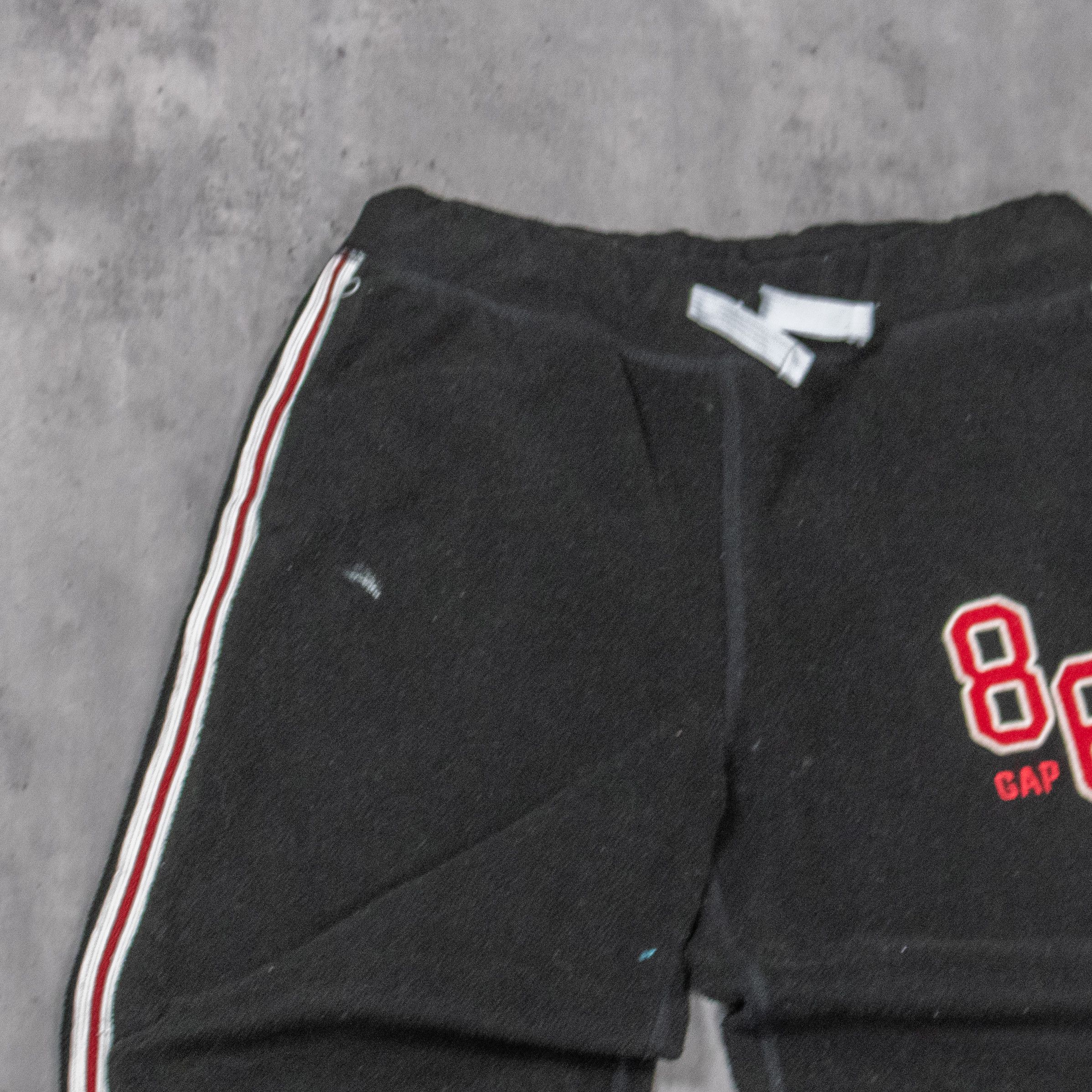 Gap Y2K 2000's Gap Baggy Relax Wide Legged Black Fleece Pant's Size US 28 / EU 44 - 8 Thumbnail