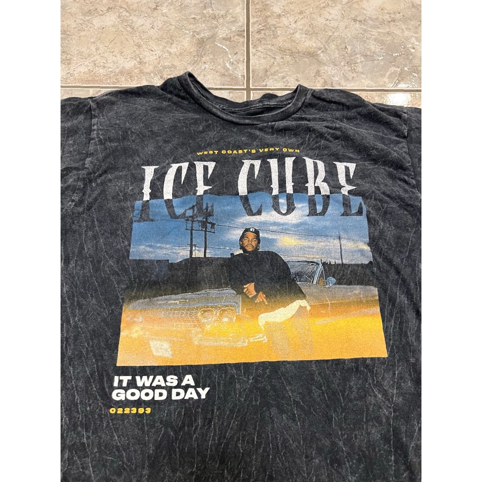 Vintage Ice Cube It Was A Good Day Short Sleeve T Shirt Adult M/L Black 100% Cotton Faded Distressed Logo Crew Neck Vintage? No Size US M / EU 48-50 / 2 - 3 Thumbnail