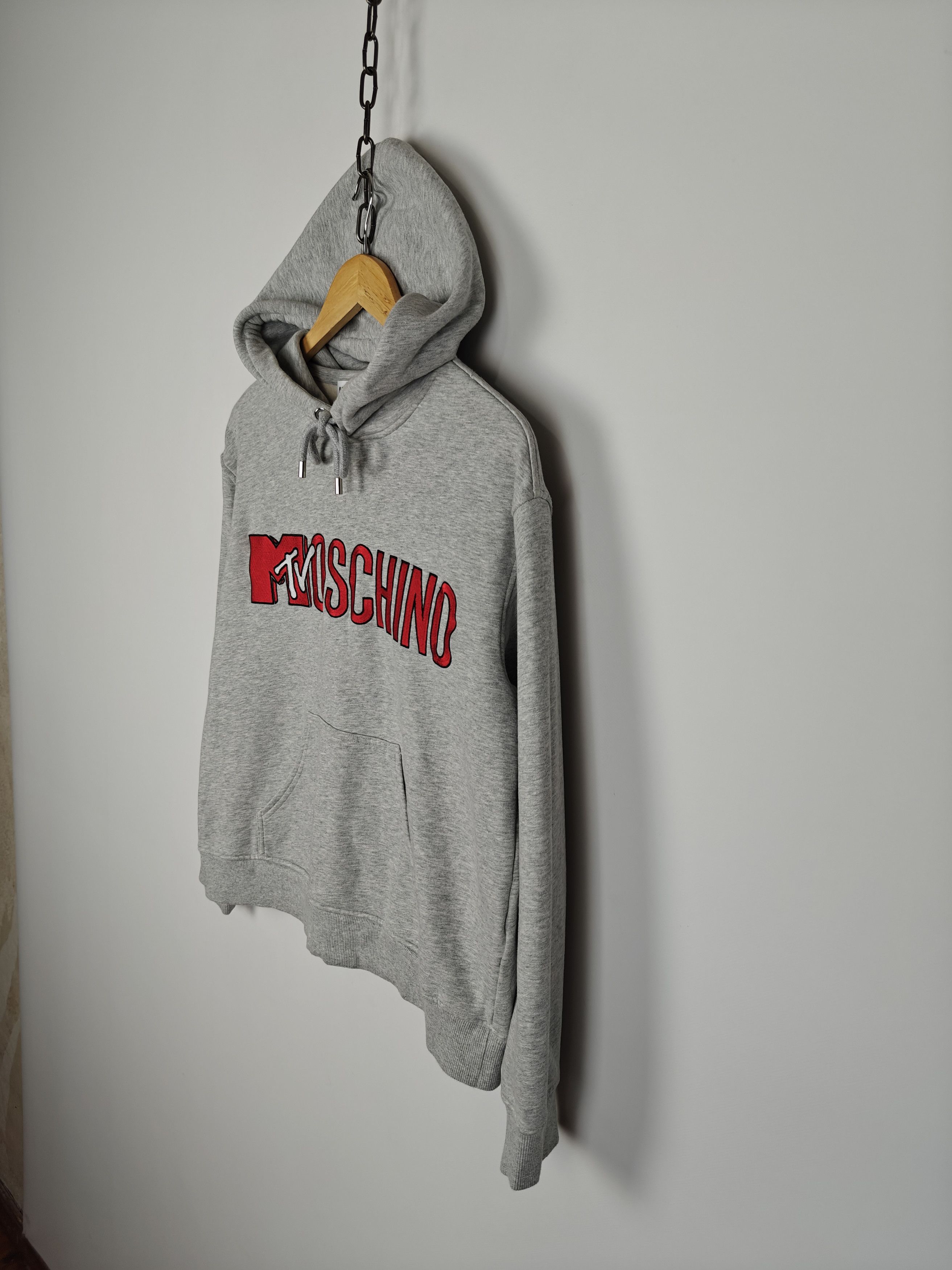 H&M H&M x Moschino MTV Hoodie Center Logo Pullover Gray Size US M / EU 48-50 / 2 - 6 Thumbnail