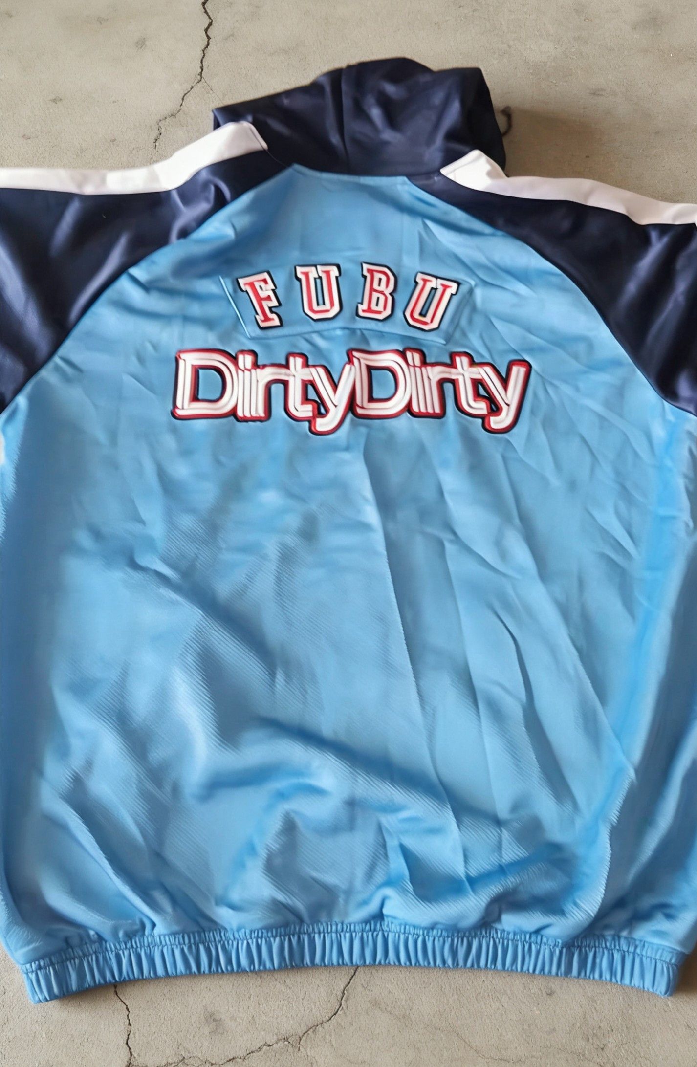 Fubu Fubu dirtydirty logo zipup hoodie Size US XL / EU 56 / 4 - 3 Thumbnail