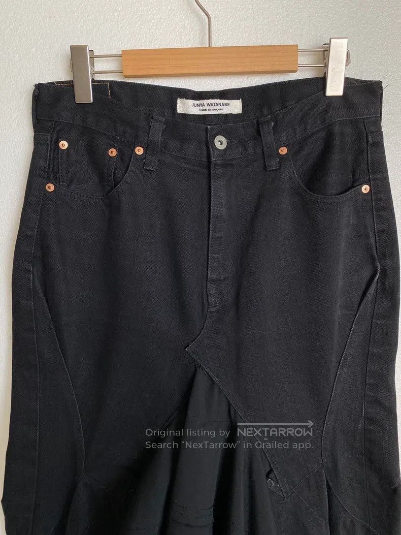 Junya Watanabe Junya Watanabe size M Extra heavy multi-wool ripped patchw Size 23" - 3 Thumbnail