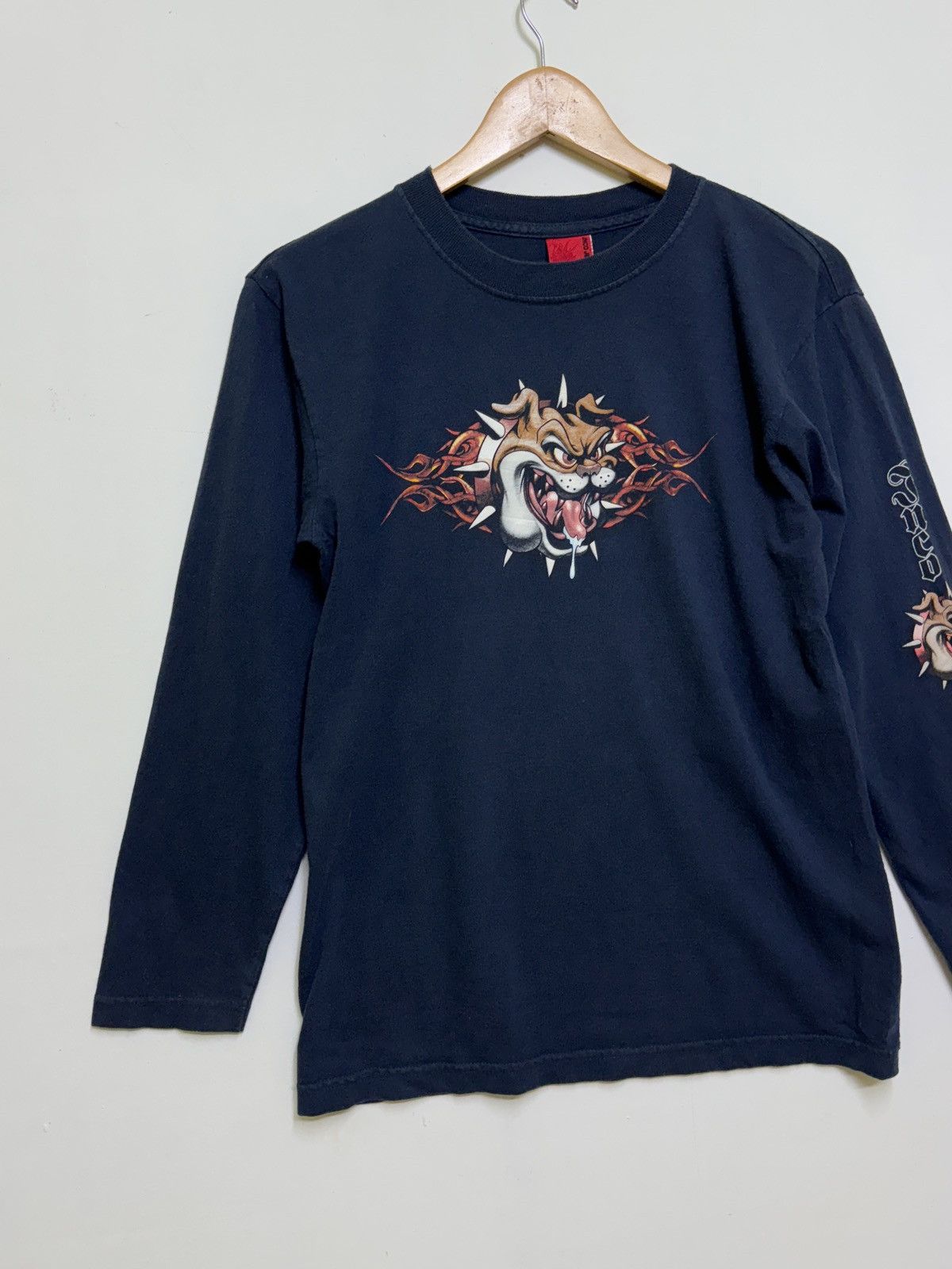 JNCO Vtg 00s JNCO Bull Dog Long Sleeve Shirt Size US XS / EU 42 / 0 - 3 Thumbnail