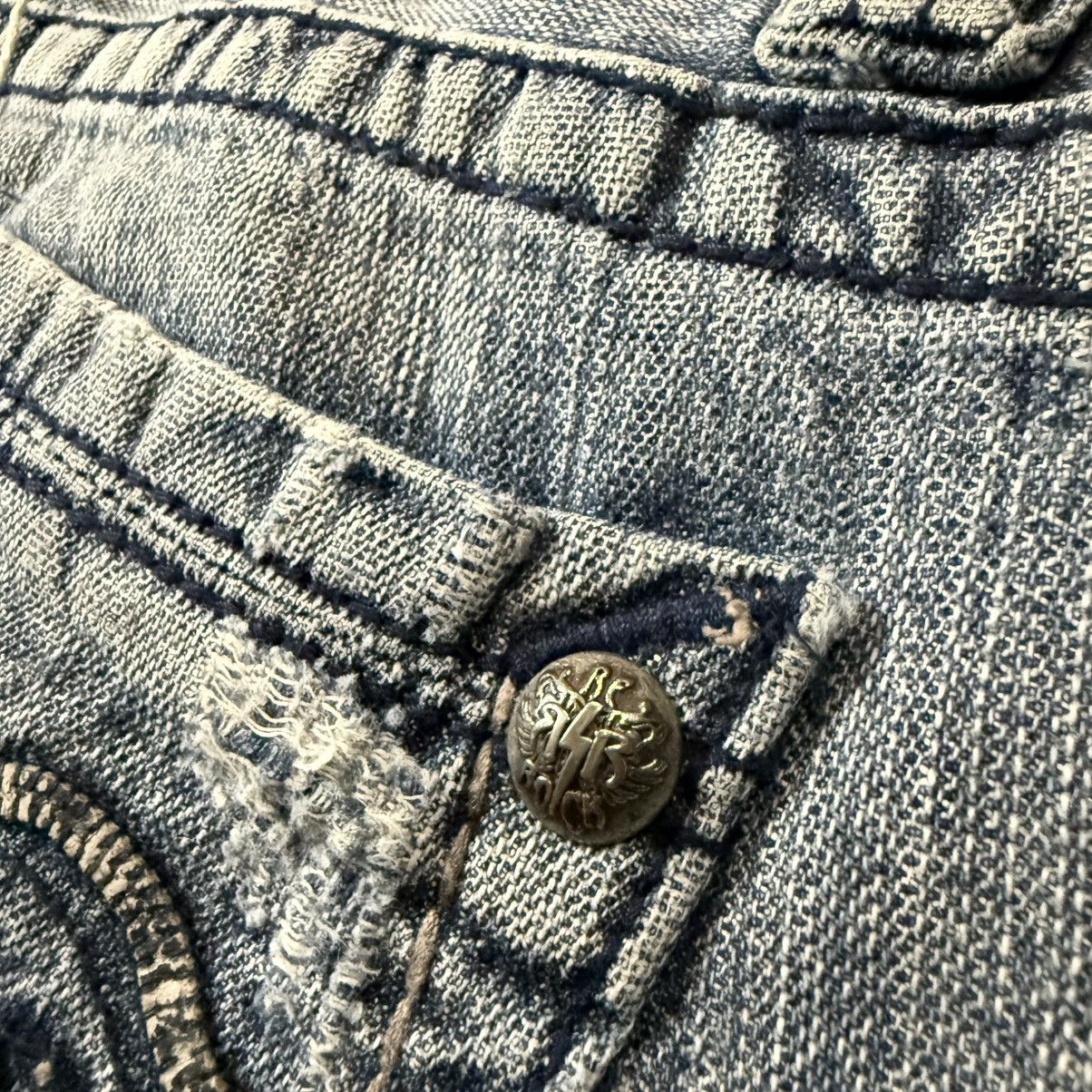 Affliction × If Six Was Nine 🔥🇯🇵 Japanese Seditionaries Bootcut Crash Denim Size US 32 / EU 48 - 6 Thumbnail