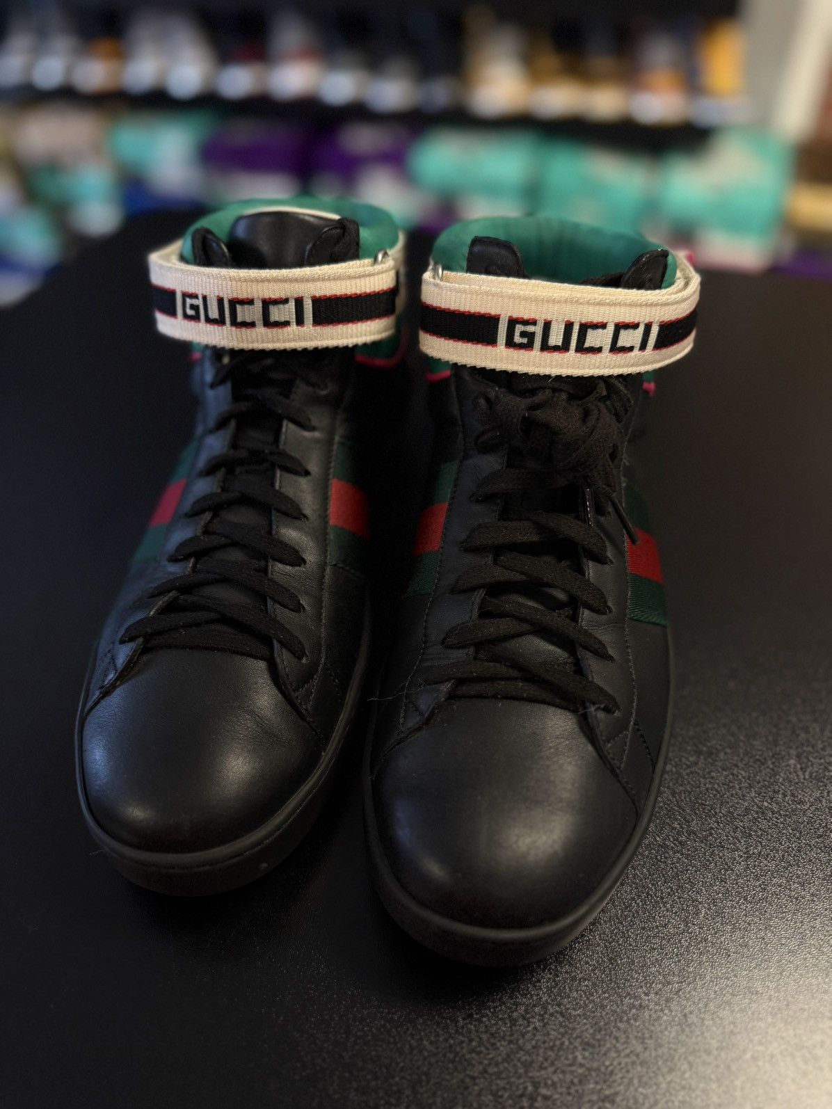 Gucci Gucci Mid Top Sneaker W Strap Size 8G/8.5US Size US 8.5 / EU 41-42 - 12 Thumbnail