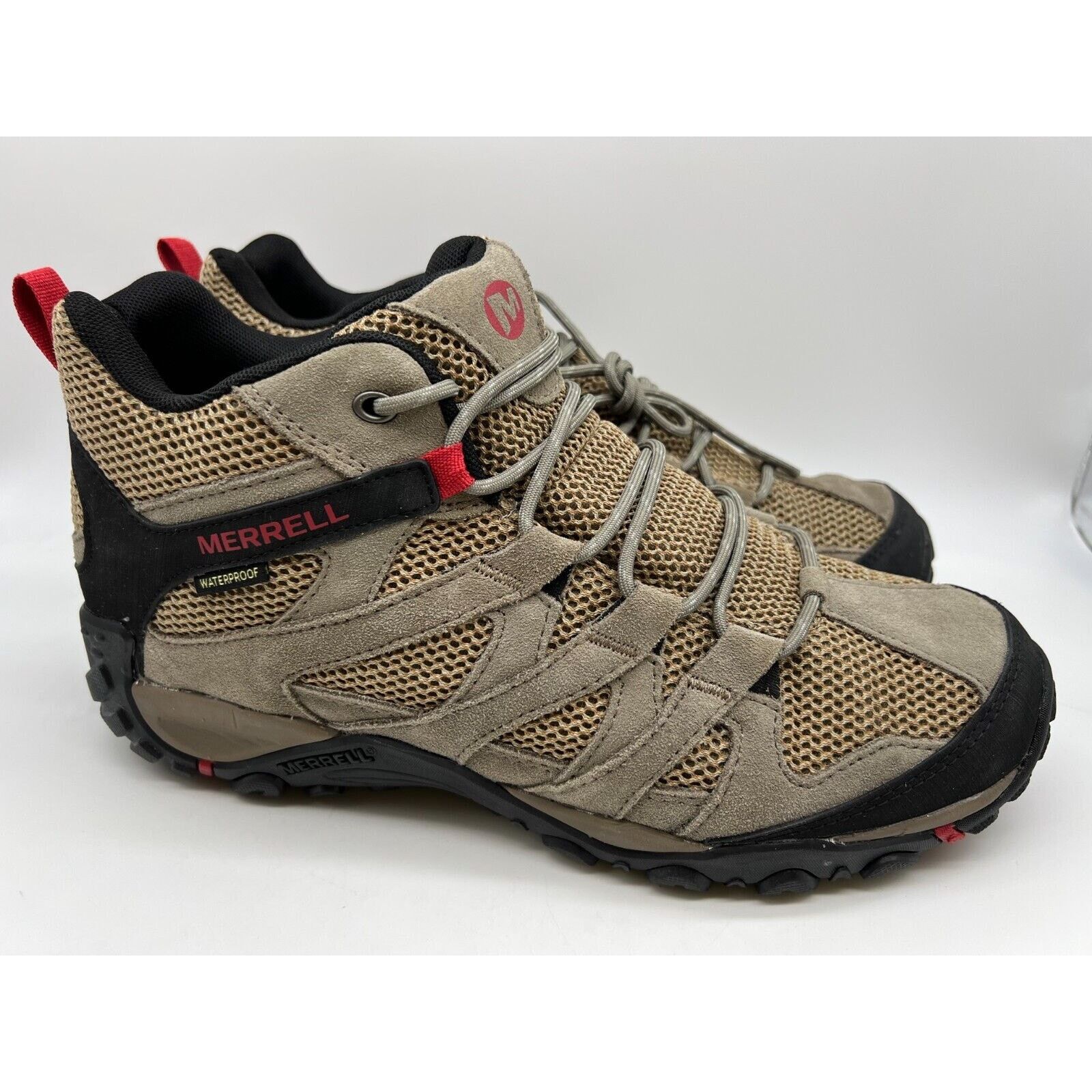 Merrell Merrell Alverstone Mid Waterproof Hiking Boulder Men Sz 12 Grailed