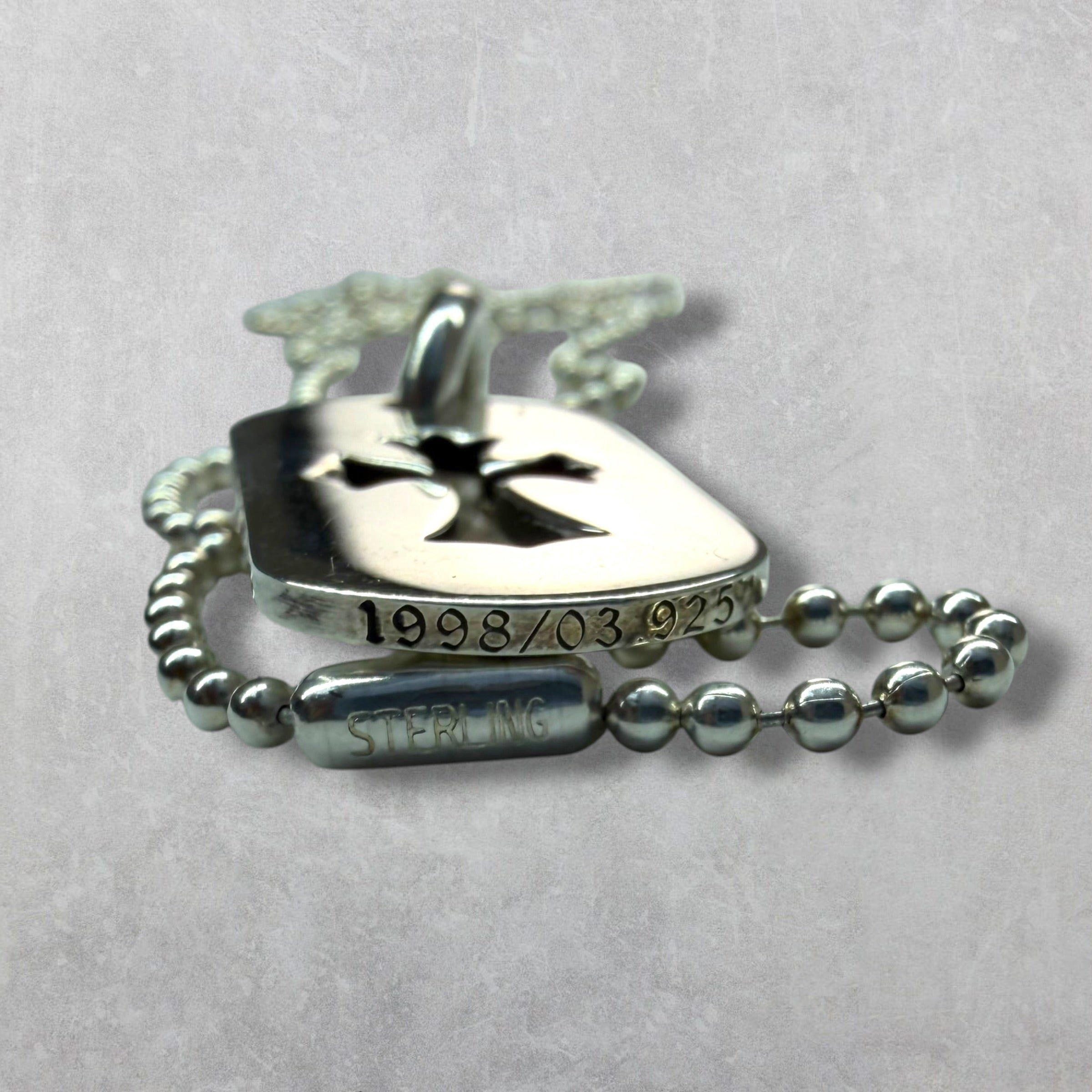 Chrome Hearts Chrome Hearts Cross Cutout Dog Tag w/ Ball Chain Size ONE SIZE - 3 Thumbnail