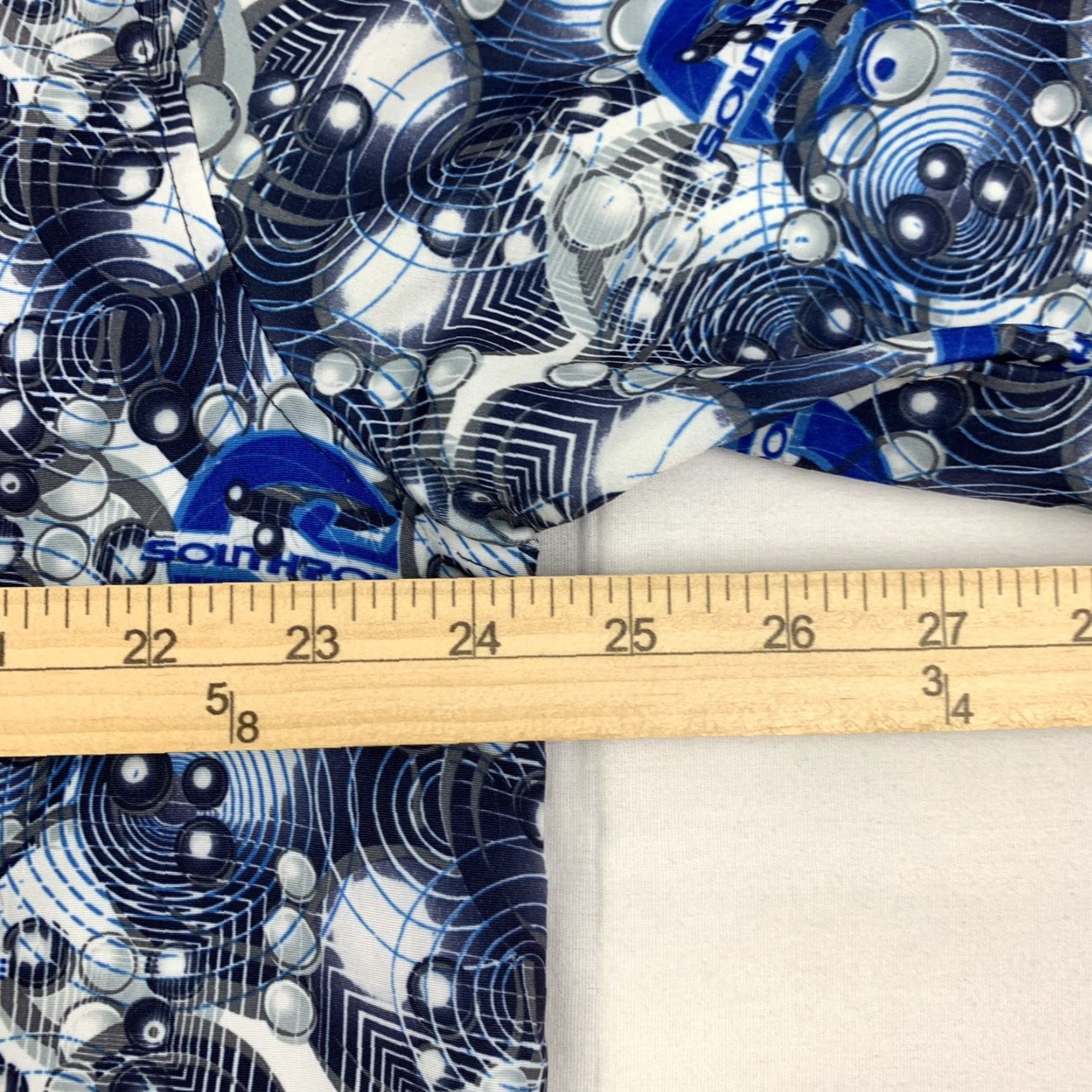 Southpole VINTAGE Southpole Shirt Button-Up Adult L Blue Streetwear 90s Y2K Short Sleeve Mens Size US L / EU 52-54 / 3 - 7 Thumbnail