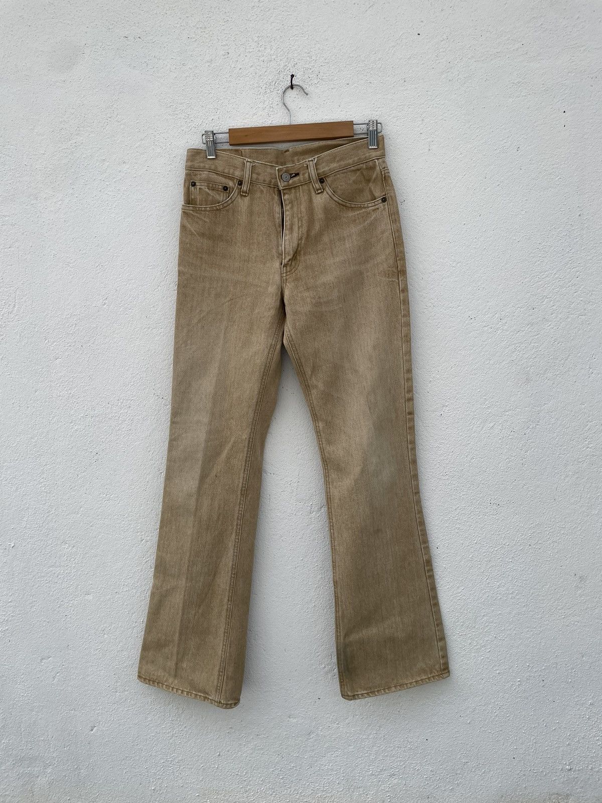 Japanese Brand Bobson Chessking Flare Jeans Size US 28 / EU 44 - 1 Thumbnail