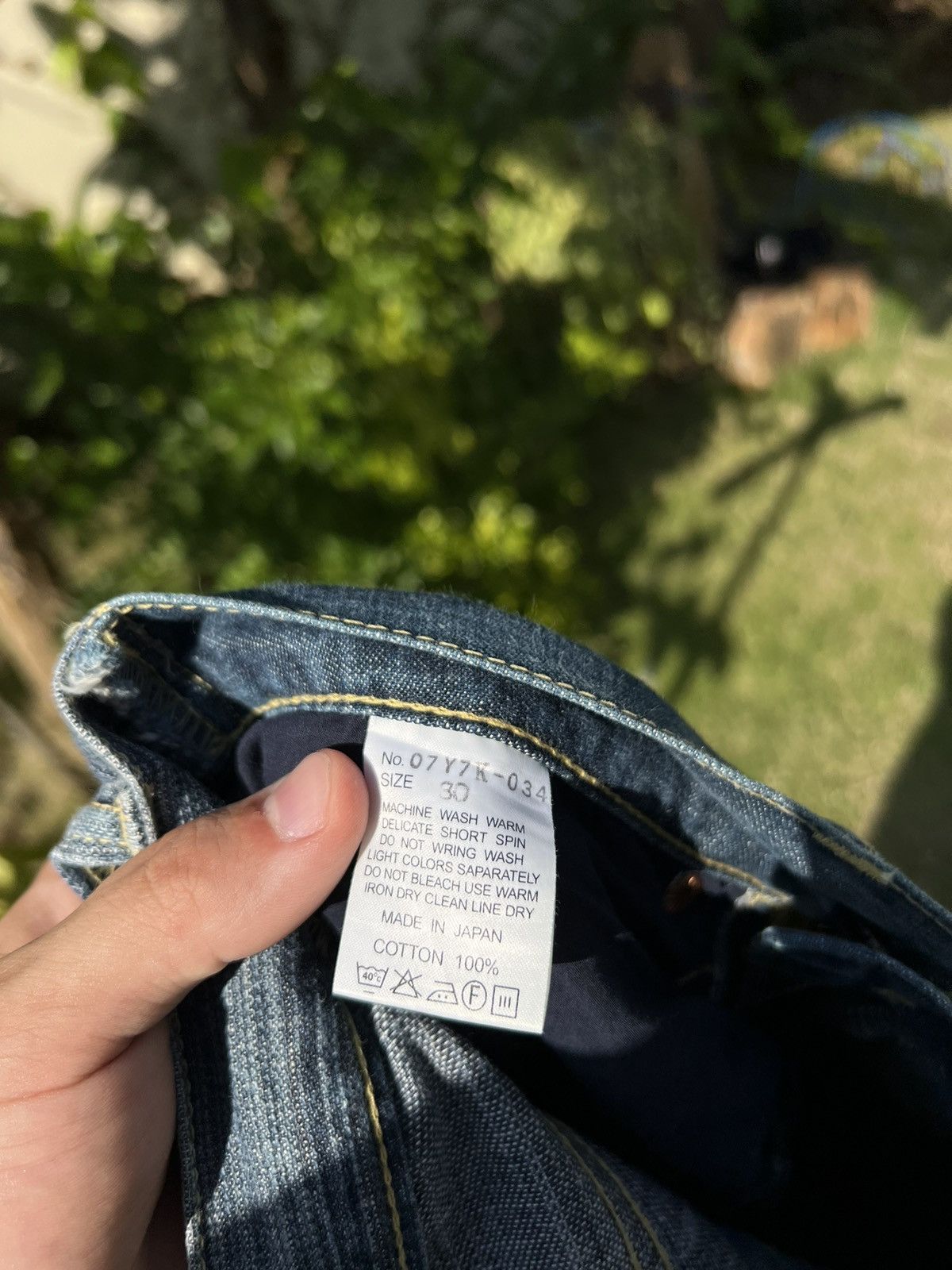 90’s YEN BY MICHIKO KOSHINO RARE RETRO JEANS ZIPPER 2 SIDES