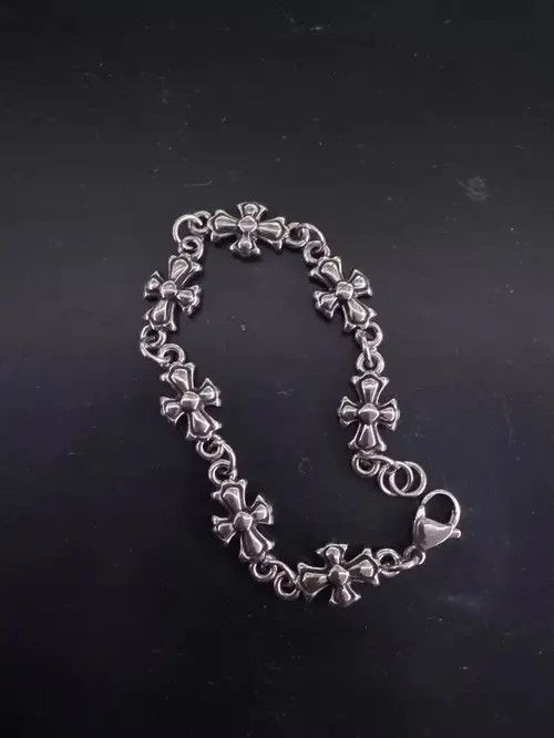 Other Silver Cross Hip Hop Punk Bracelet Size ONE SIZE - 4 Thumbnail