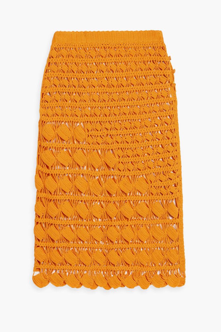 Acne Studios o1y0725 Midi Skirt in Orange Size 27" / US 4 / IT 40 - 1 Thumbnail