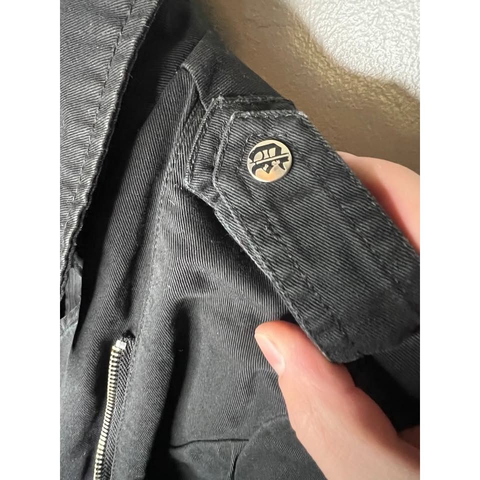Other Y2K Black Label Goth Grunge Skull Wings Womens side zip Jack Size XS / US 0-2 / IT 36-38 - 4 Thumbnail