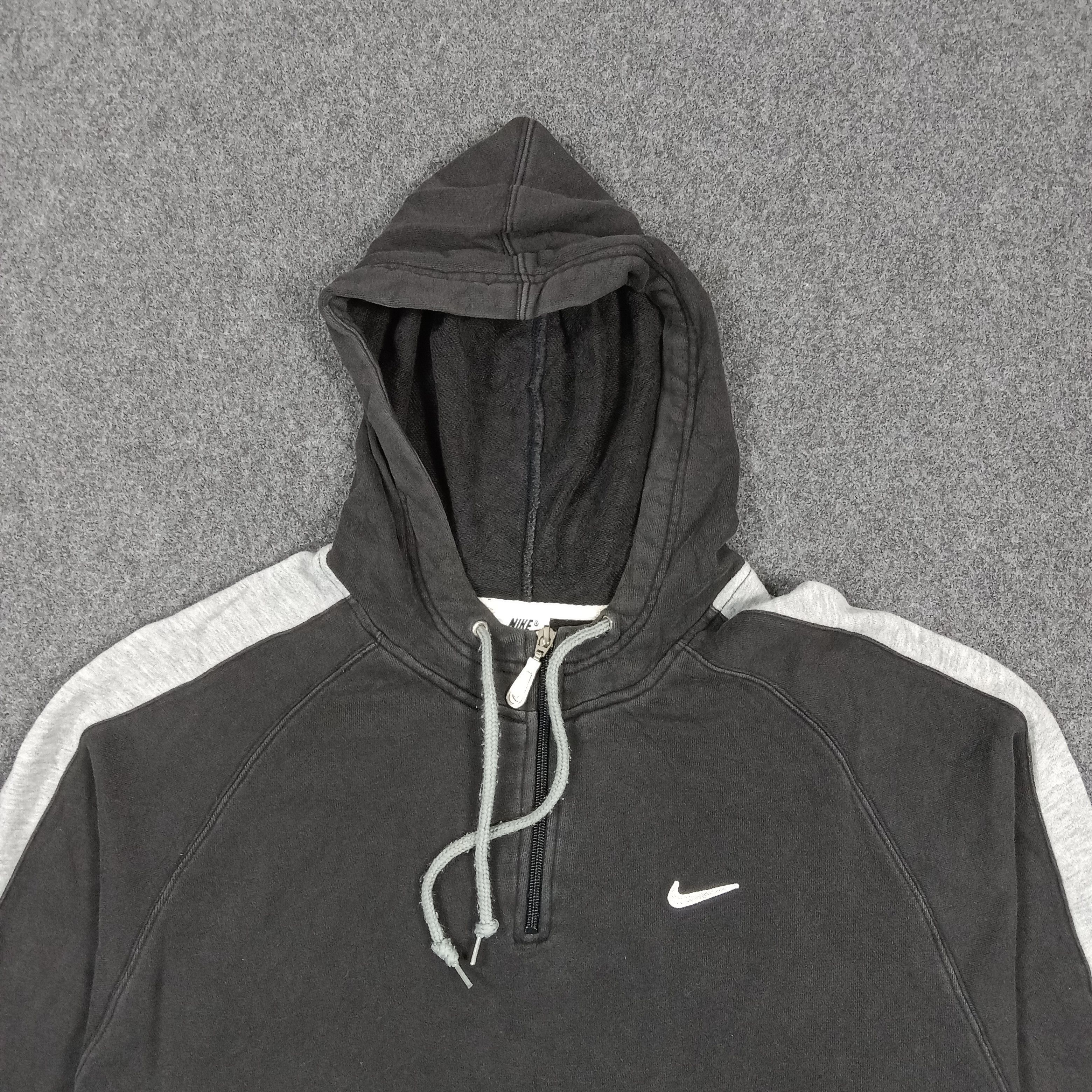 Nike Nike Hoodie Half Zipper Sportwear Sweatshirt C288N25 Size US M / EU 48-50 / 2 - 2 Thumbnail