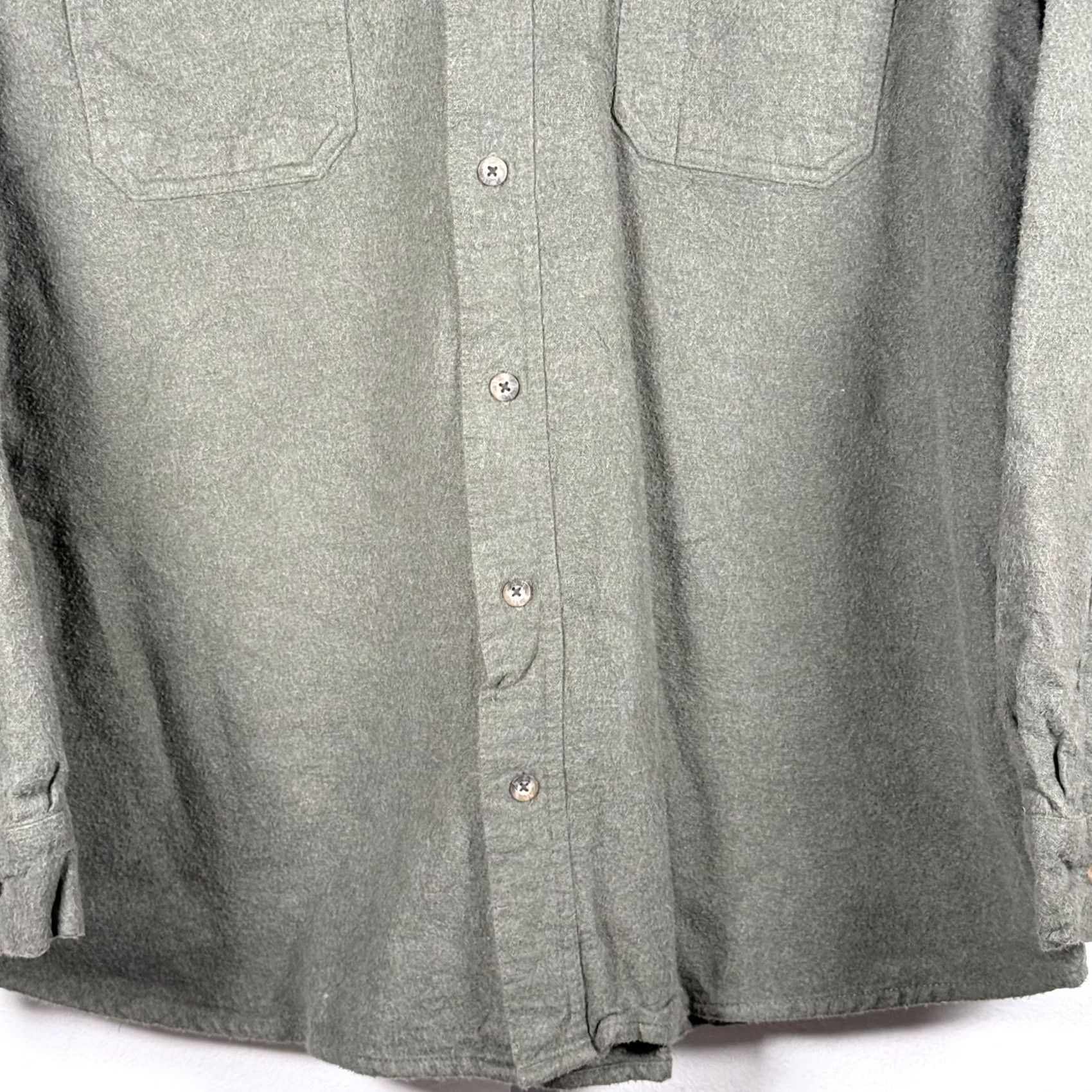 Vintage C.E. Schmidt Workwear Shirt Men's Gray Long Sleeve Pockets Winter - Size 2XL Size US XXL / EU 58 / 5 - 6 Thumbnail