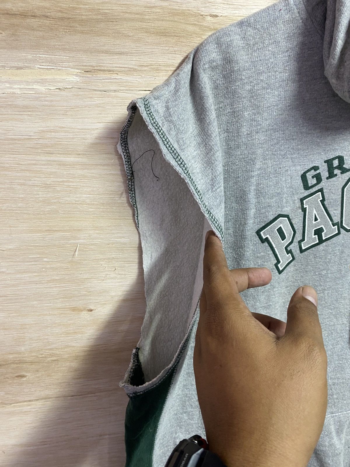 NFL Vintage NFL Green Bay packers hoodie Size US XL / EU 56 / 4 - 7 Thumbnail
