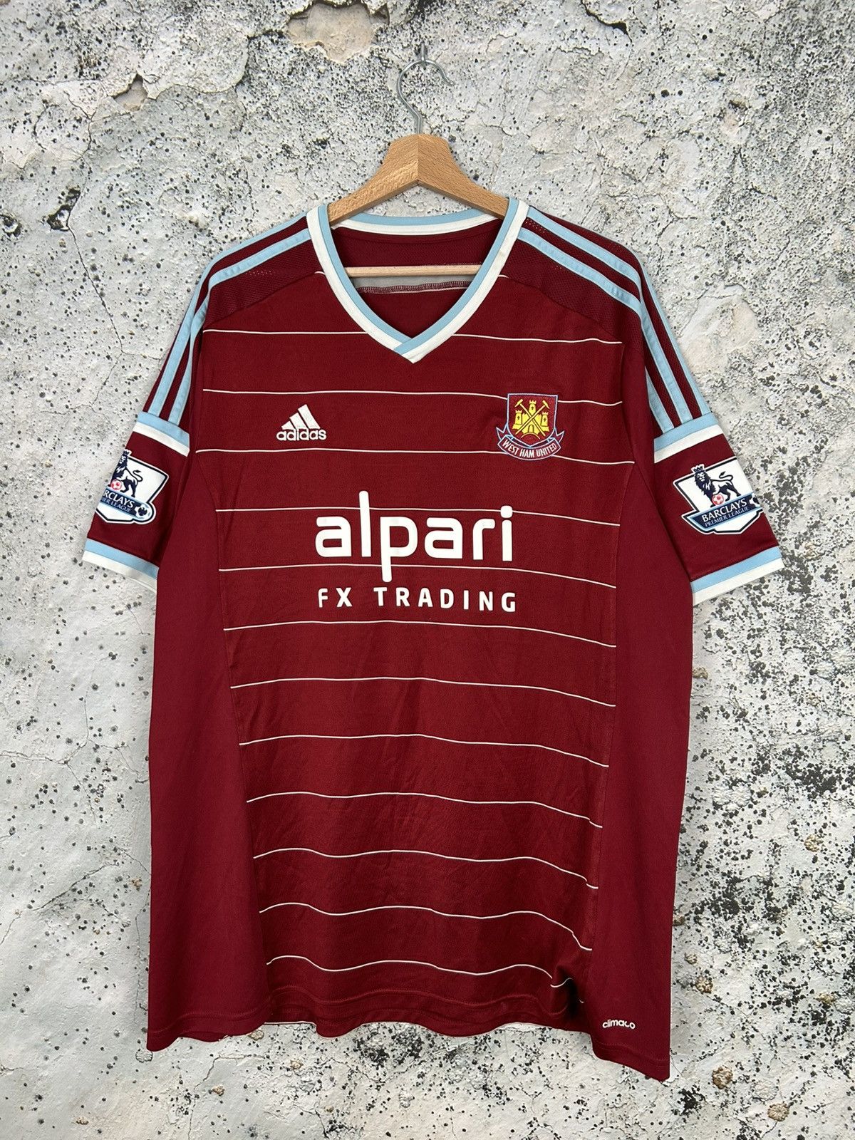 Adidas Vintage Adidas West Ham United Moore Soccer Jersey Football Size US XXL / EU 58 / 5 - 1 Thumbnail