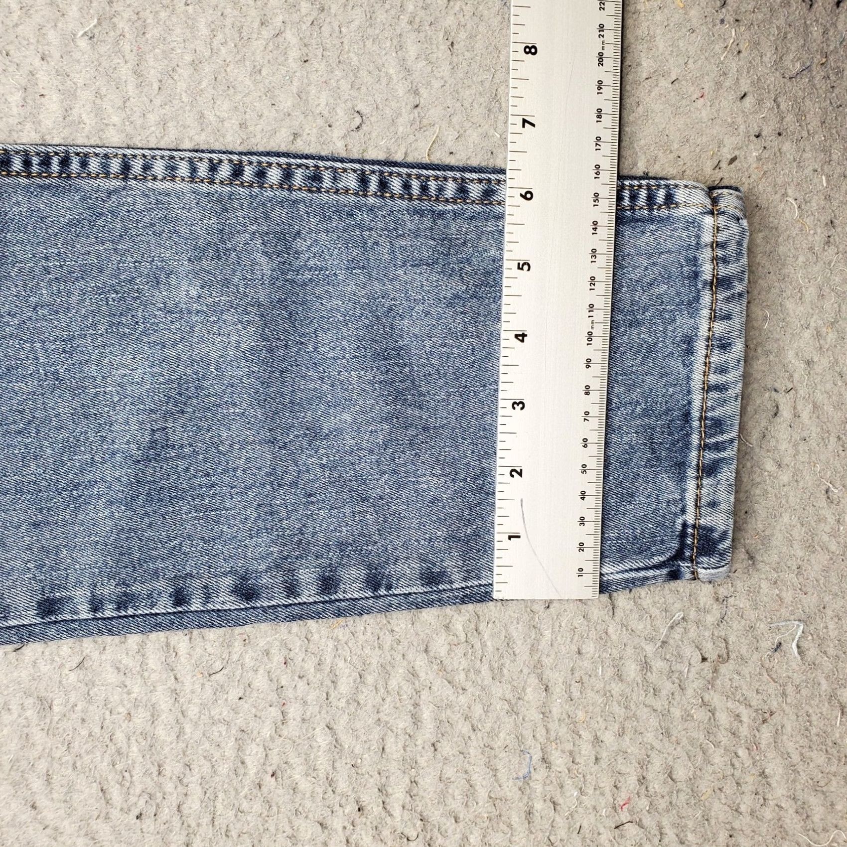 Levi's Levi's Mens Jeans 512 Blue Denim Straight Fit 32 x 32 5-Pocket Slim Regular Waist 16" Inseam 30" Vintage: No Size US 32 / EU 48 - 5 Thumbnail